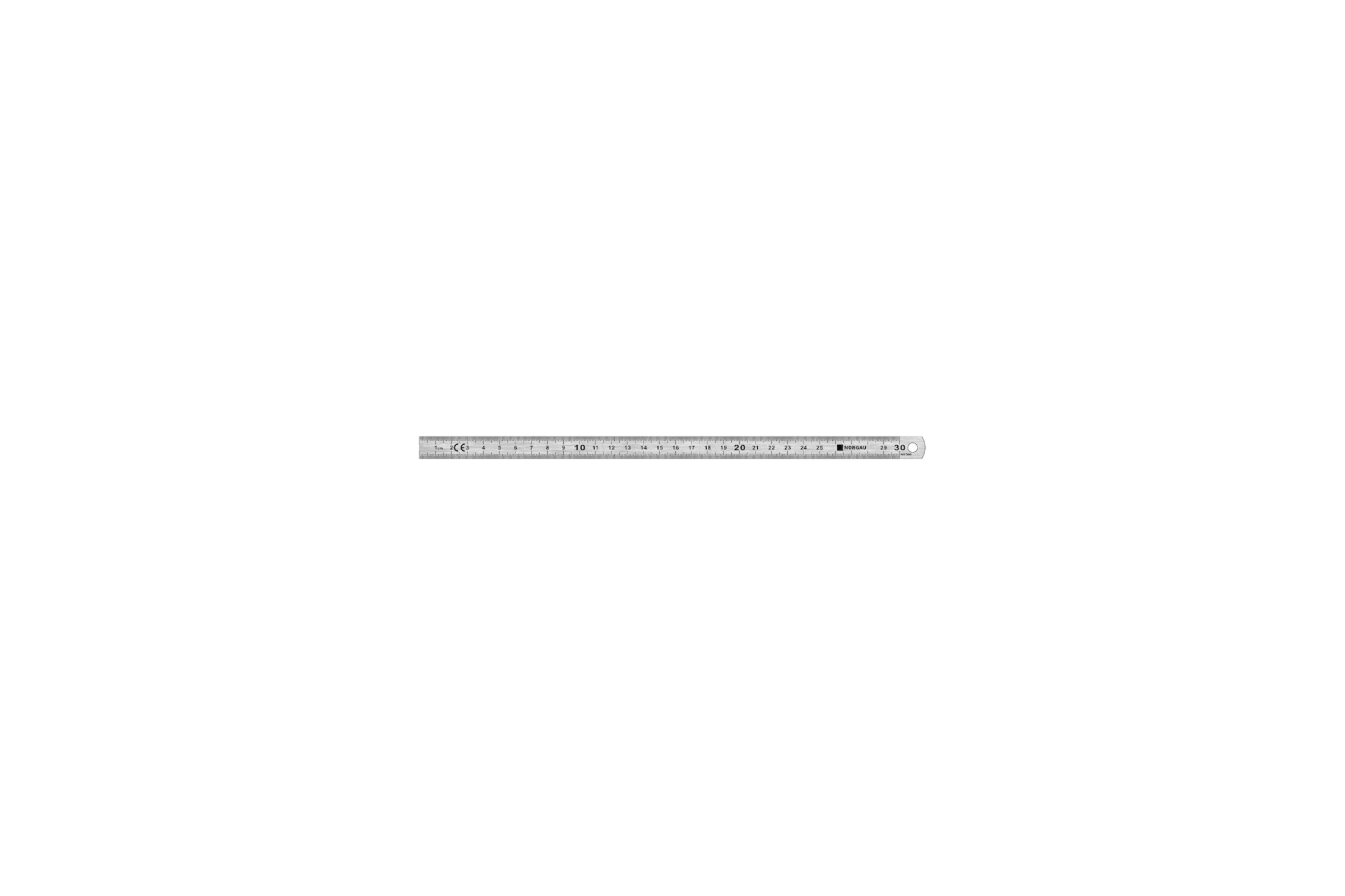 Линейка измерительная металлическая NORGAU NR 0-300 мм 043511030