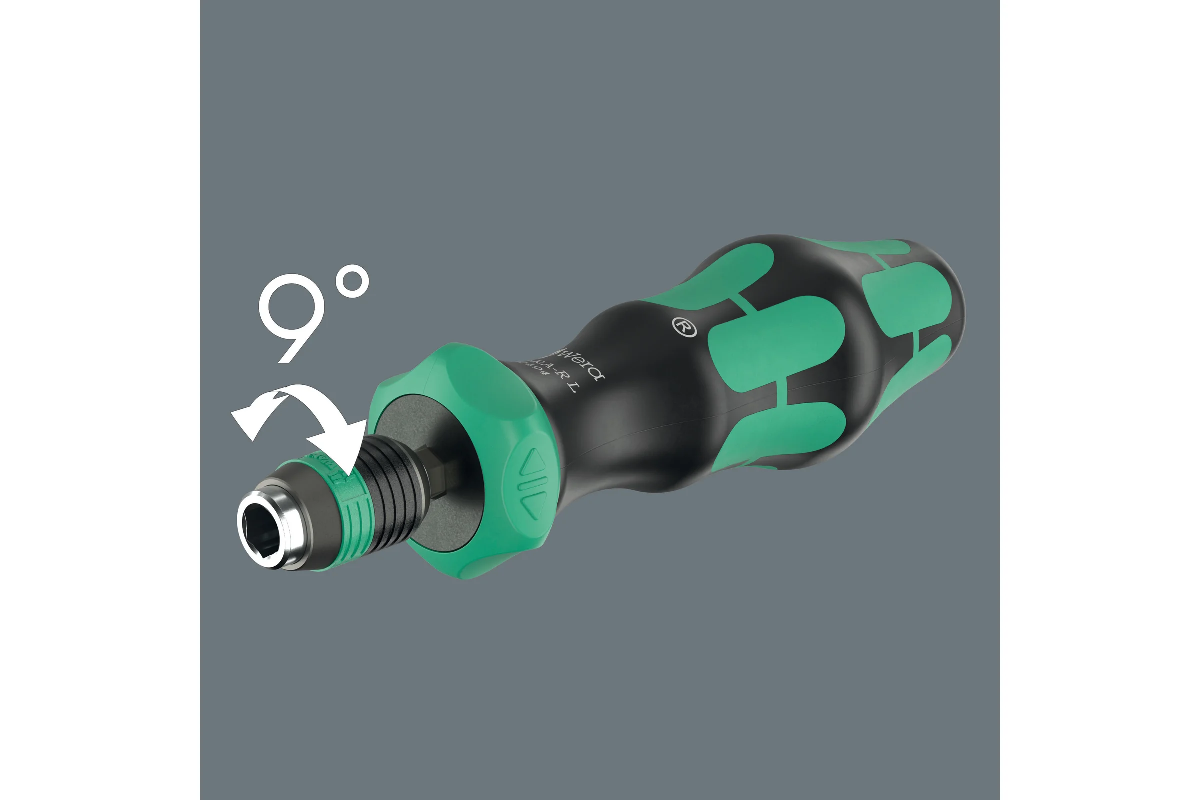 Отвертка-битодержатель WERA 838 RA-R L с трещоткой, 140 мм, 1/4", С 6,3 / E6,3 WE-051494