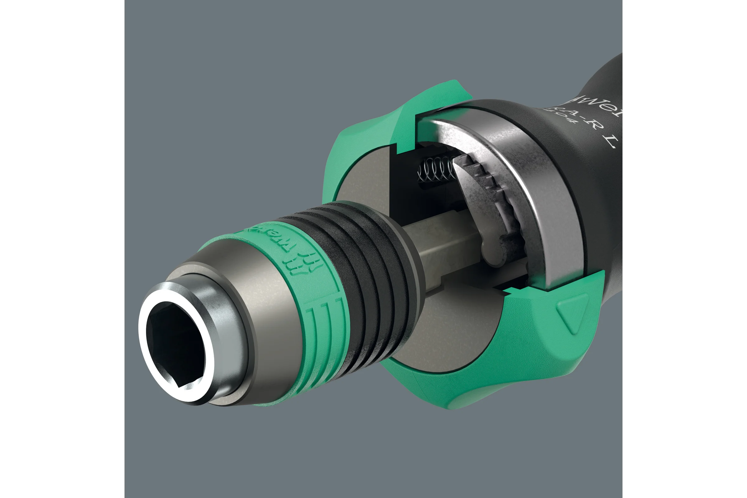 Отвертка-битодержатель WERA 838 RA-R L с трещоткой, 140 мм, 1/4", С 6,3 / E6,3 WE-051494