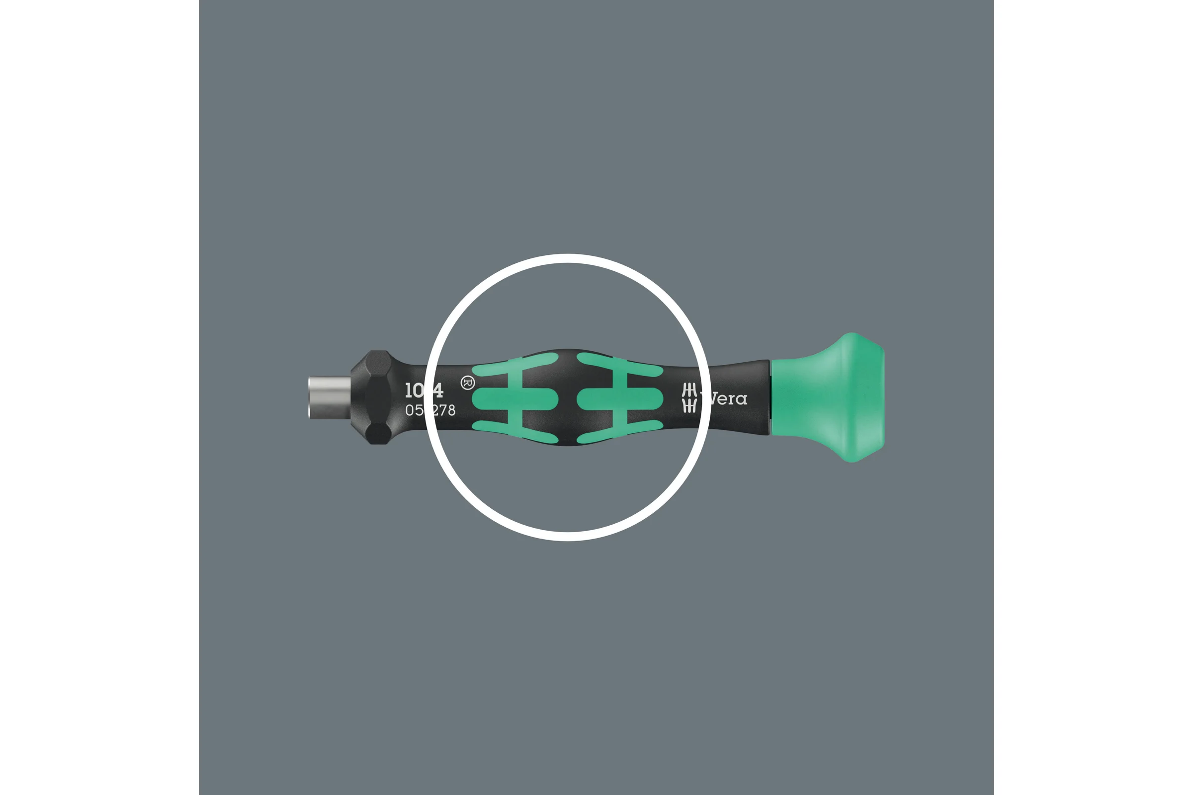 Отвёртка-битодержатель WERA для 4 мм бит 1014 Kraftform Micro, 4 мм x 80 мм WE-051278