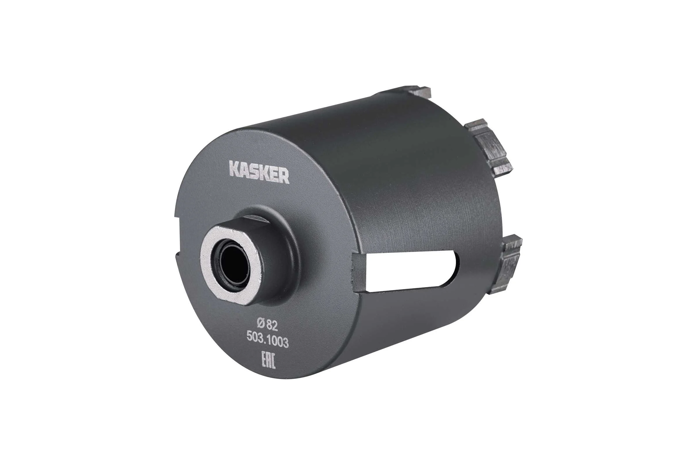 Коронка алмазная Kasker для подрозетников 82х65 мм, М16, Professional, 6 сегментов, боковая 503.1003