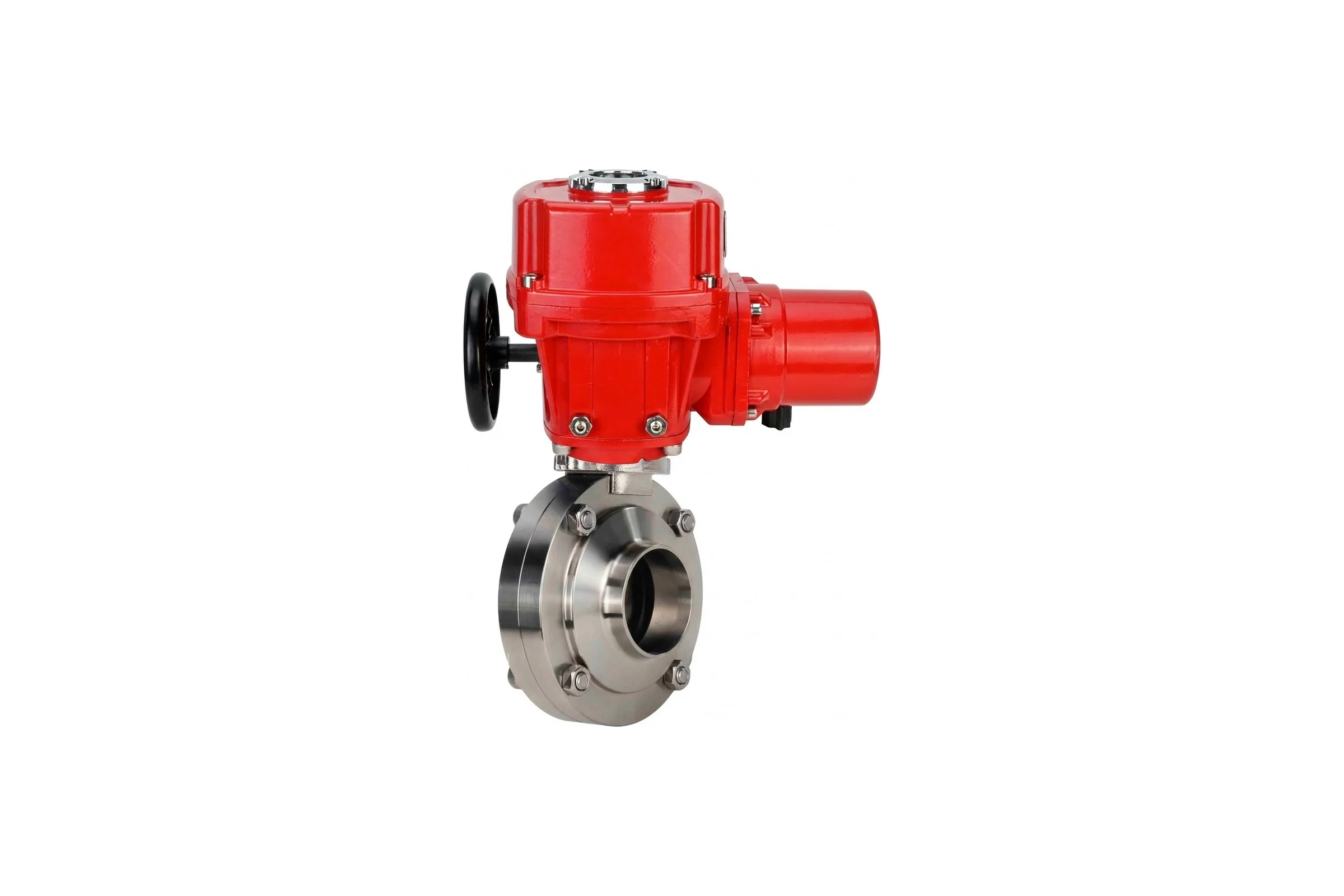 Затвор дисковый DN.ru 304-304-Sil-2W-W-H Ду20 Ру10 под приварку, пищевая нерж. сталь, эл.привод QT-W (M) EX-005 220В D050-89294