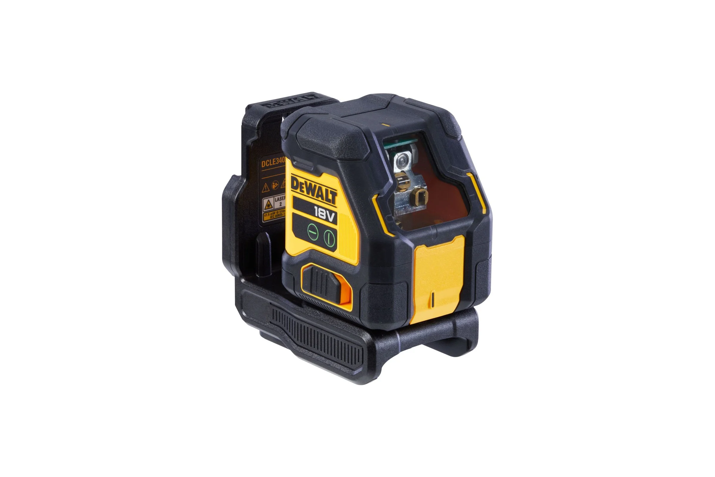 Аккумуляторный лазерный нивелир Dewalt DCLE34021D1, 18 В, зеленый луч, 55 м, с АКБ 2 Ач и ЗУ, в кейсе DCLE34021D1-QW