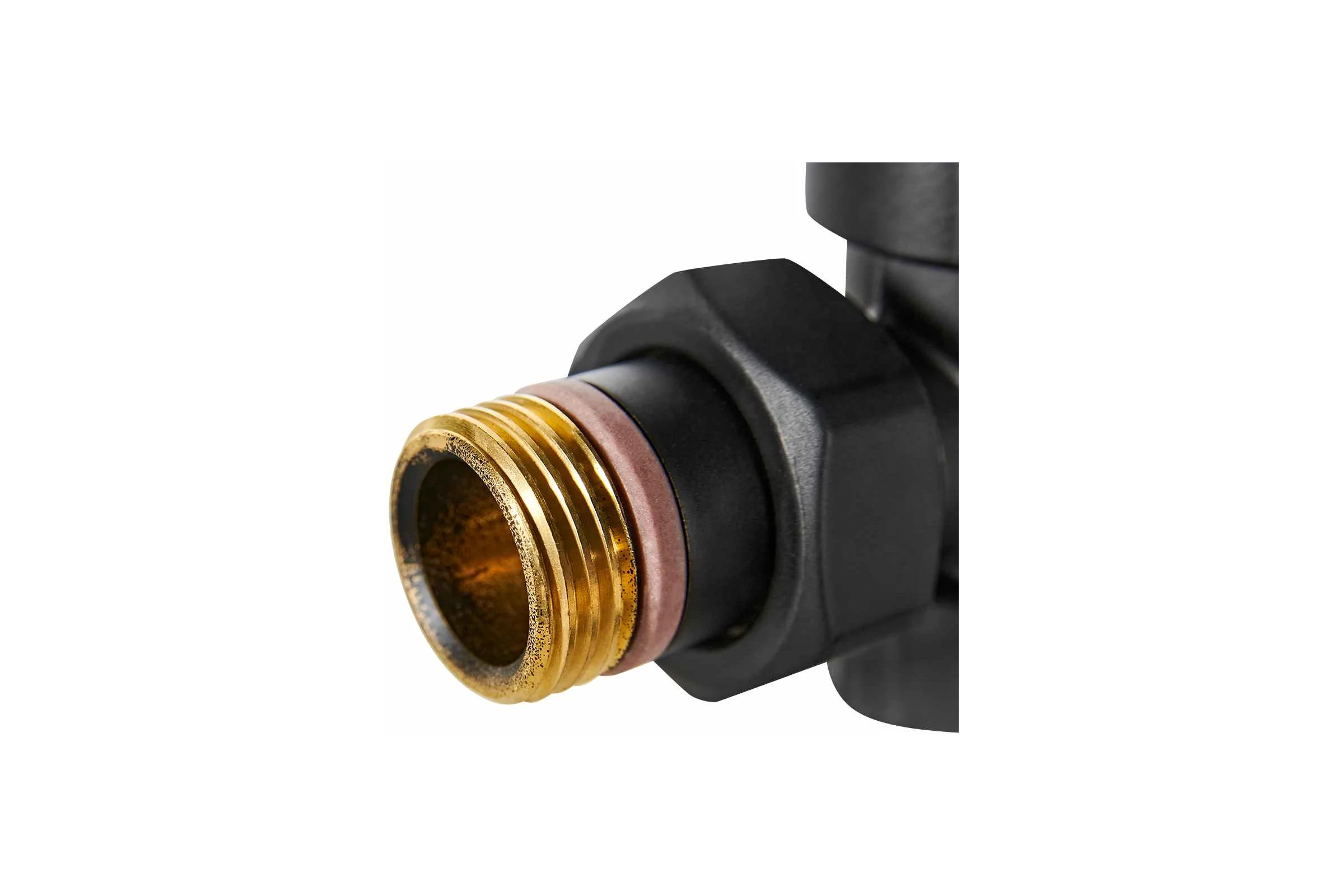 Клапан термостатический STOUT SVTD-0002-000015B Design черный, угловой 1/2 RG00943679B41F
