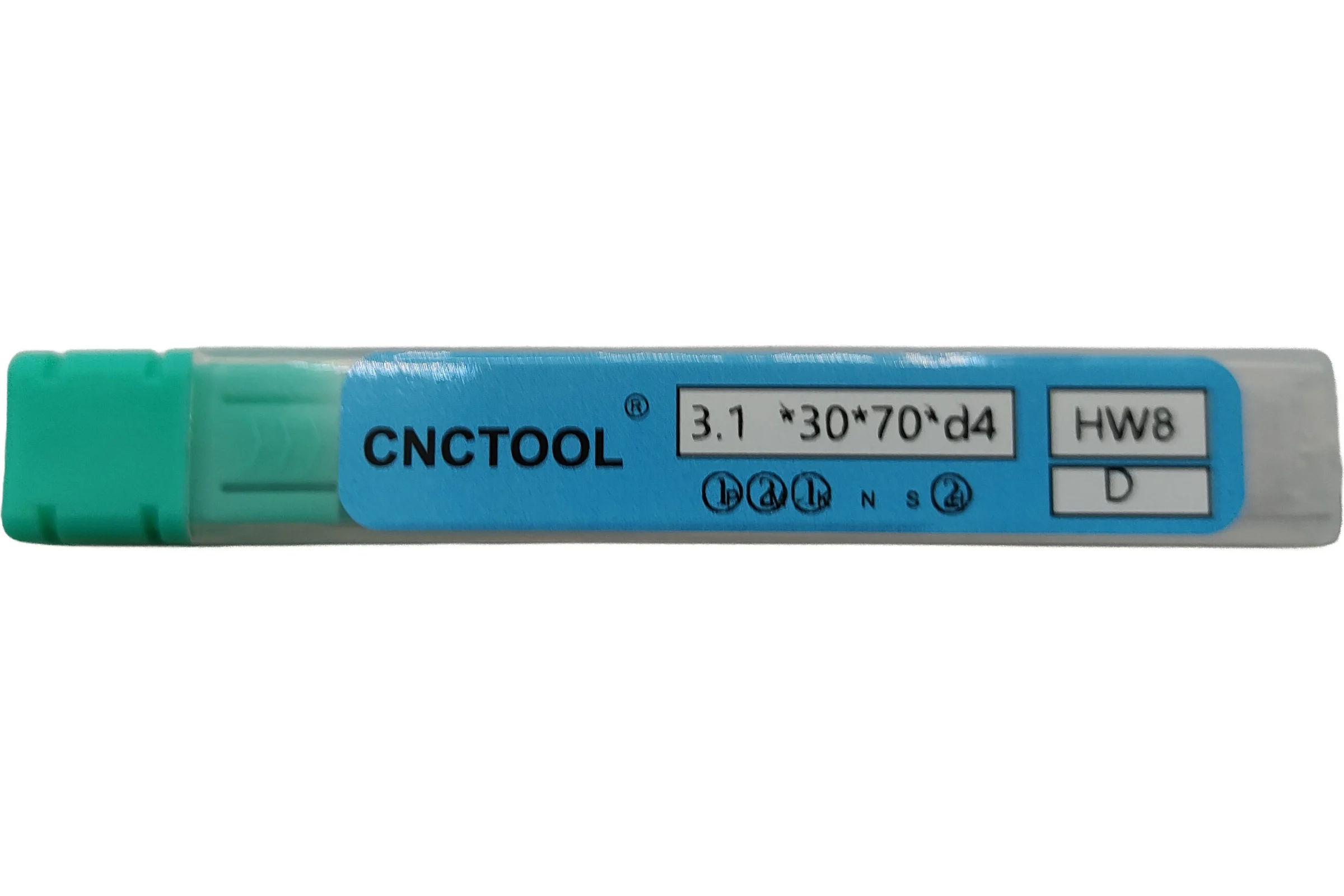 Сверло по металлу твердосплавное CNCTOOL VHM 3,1х30х70, хв.4 HW8 185579