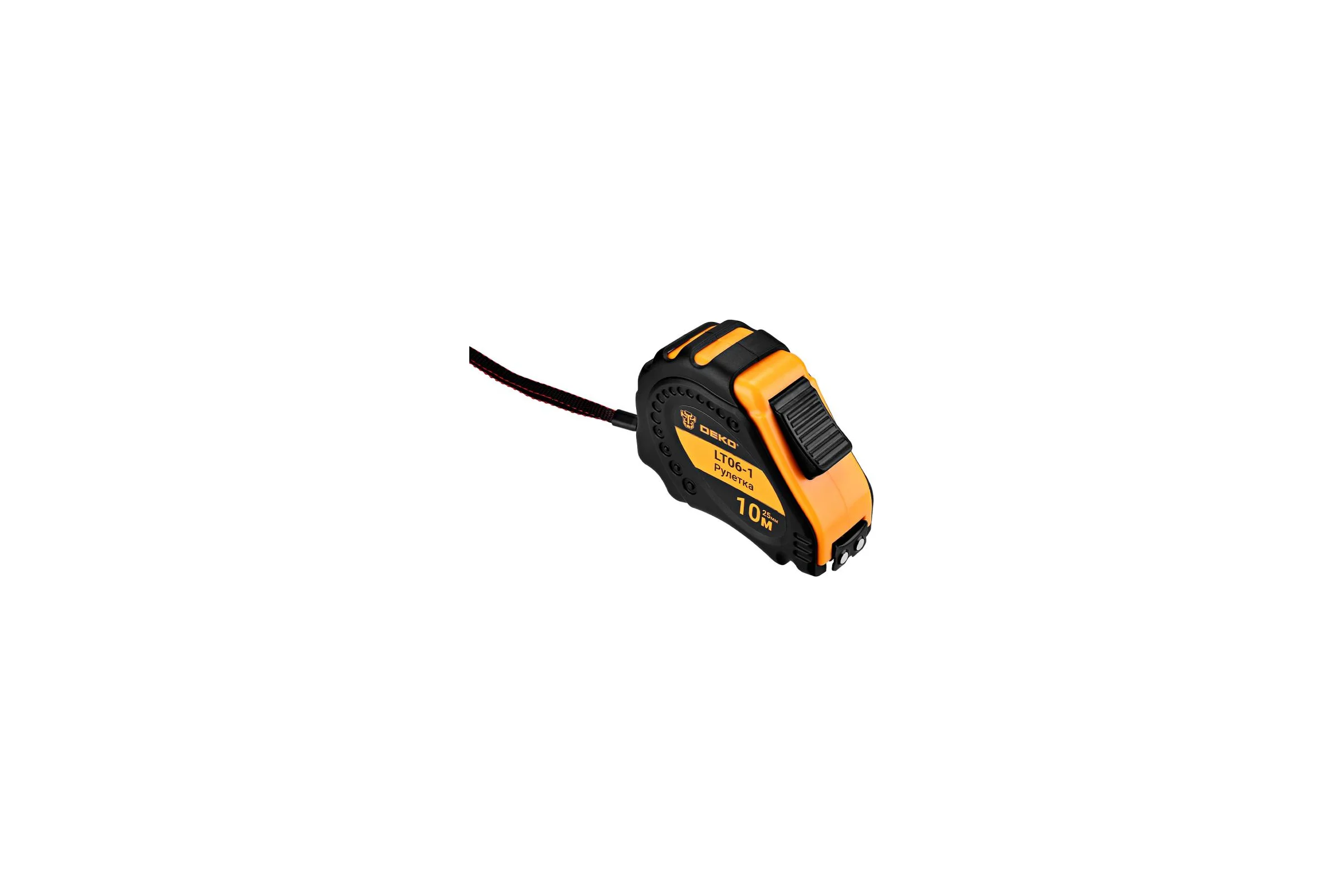 Рулетка DEKO LT06-1 10мх25мм, с магнитным зацепом 083-2056