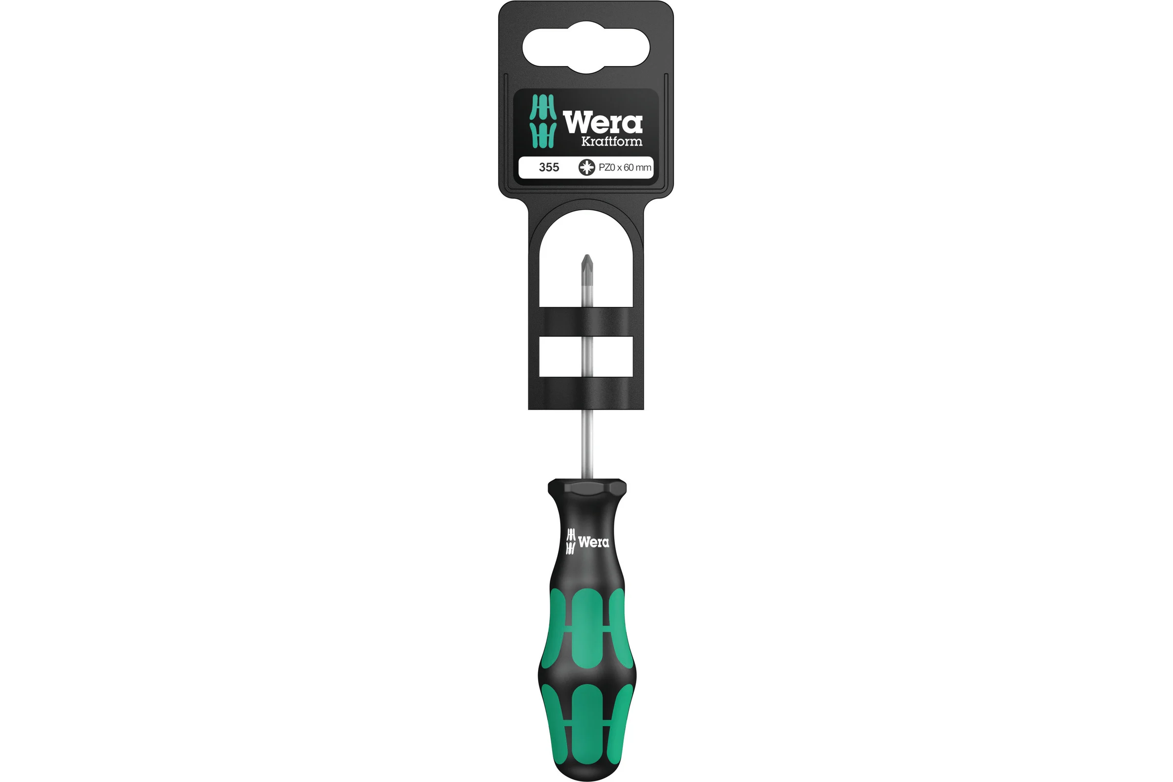 Отвёртка крестовая WERA 355 PZ SB PZ 0 x 60 мм WE-100055