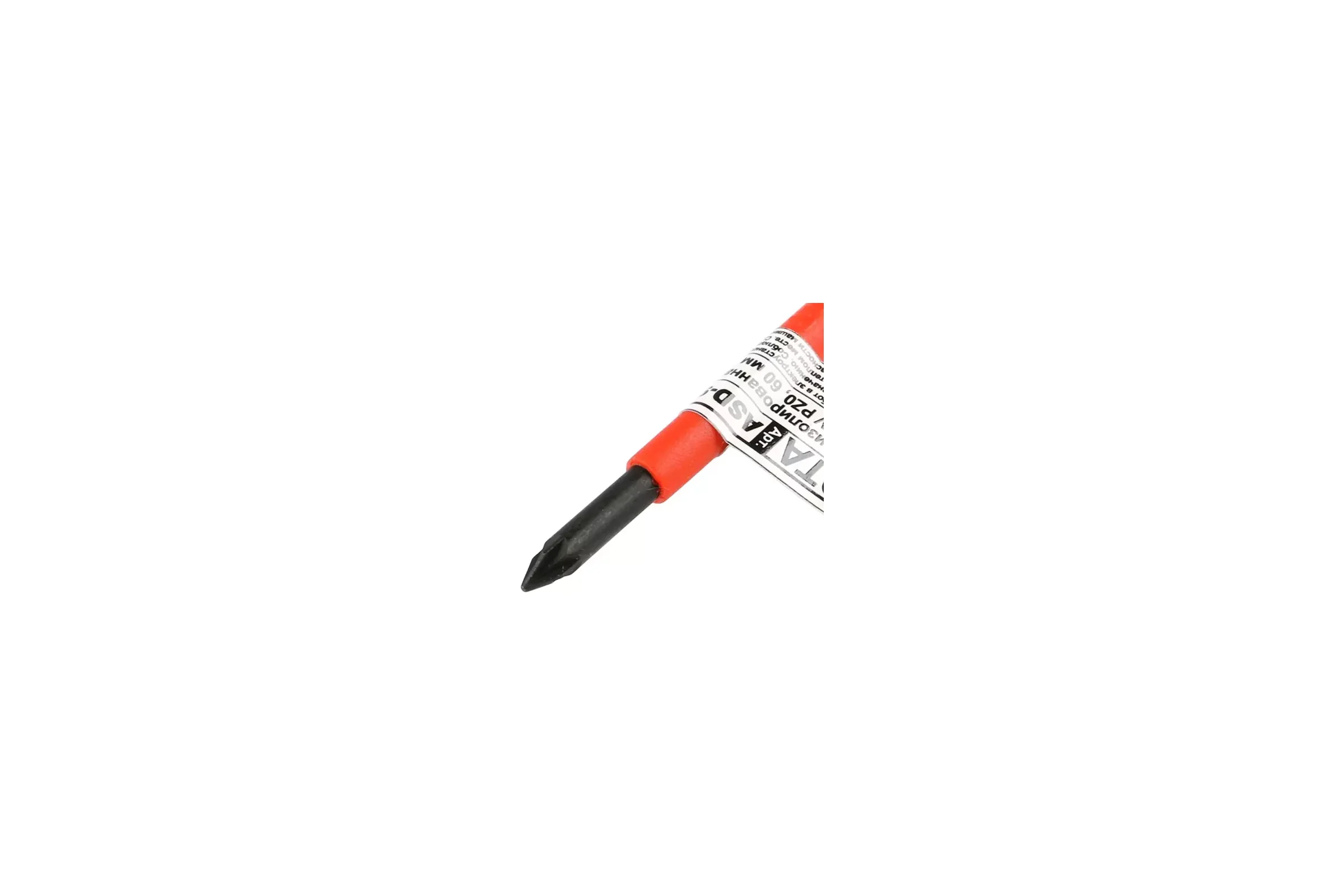 Отвертка изолированная Licota VDE 1000V PZ0, 60 мм ASD-930600