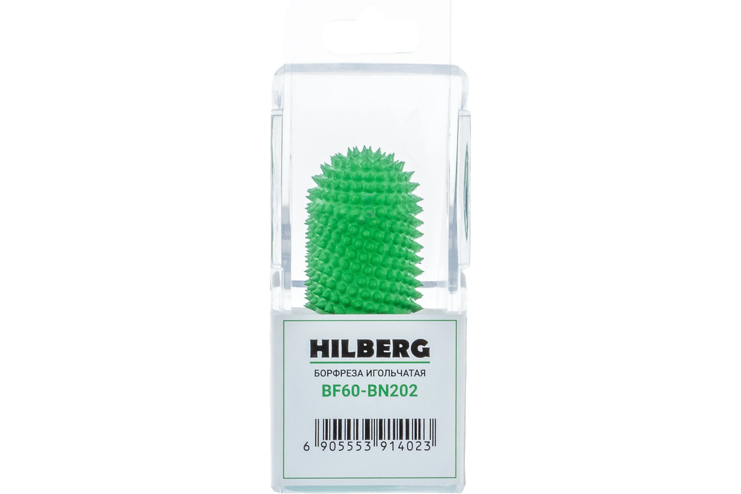 Борфреза игольчатая Hilberg хв-к 6мм, тип Закругленный цилиндр 22.2*32мм, L=60мм, BF60-BN202