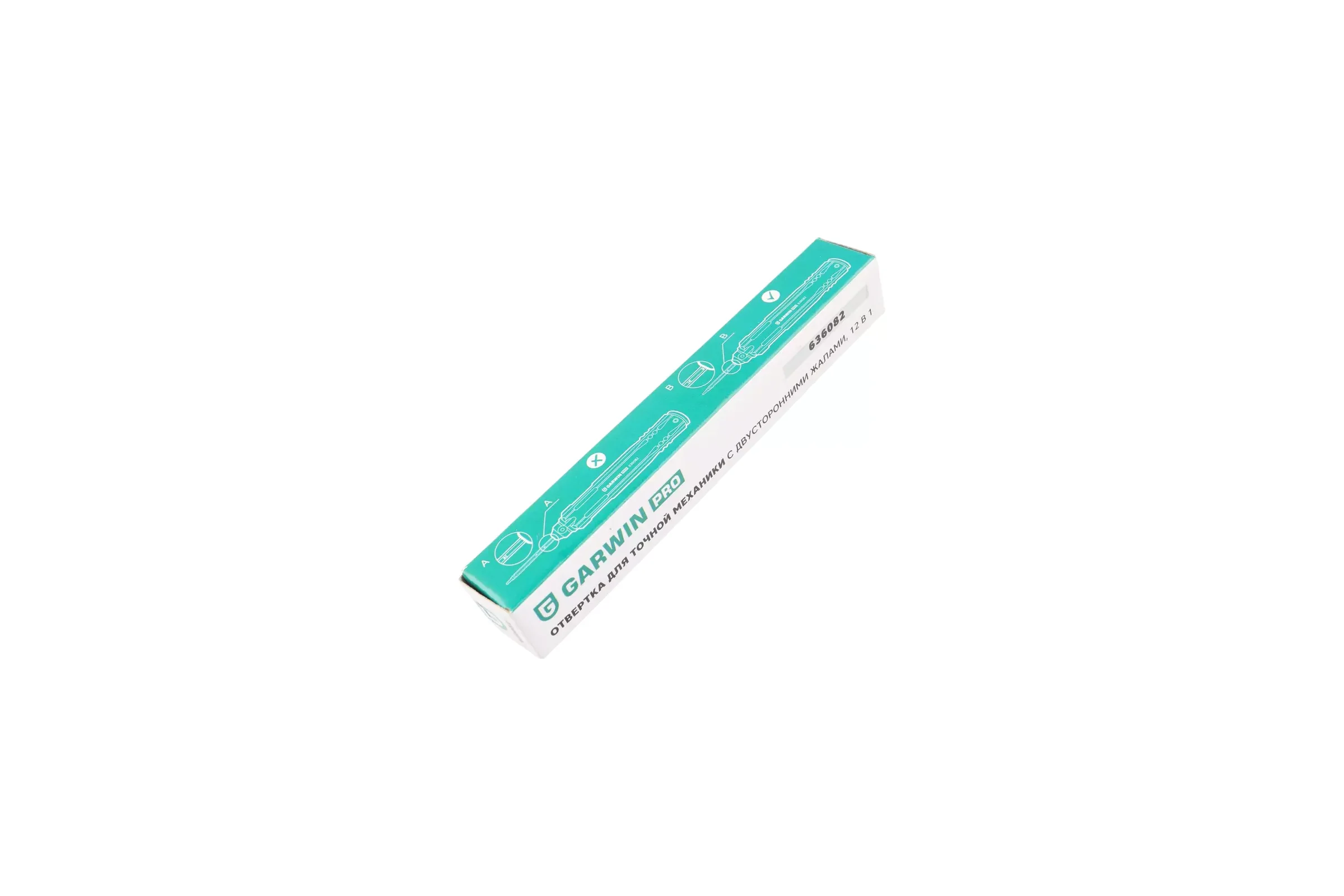 Отвертка для точной механики с двусторонними жалами 12 в 1 Garwin 636082