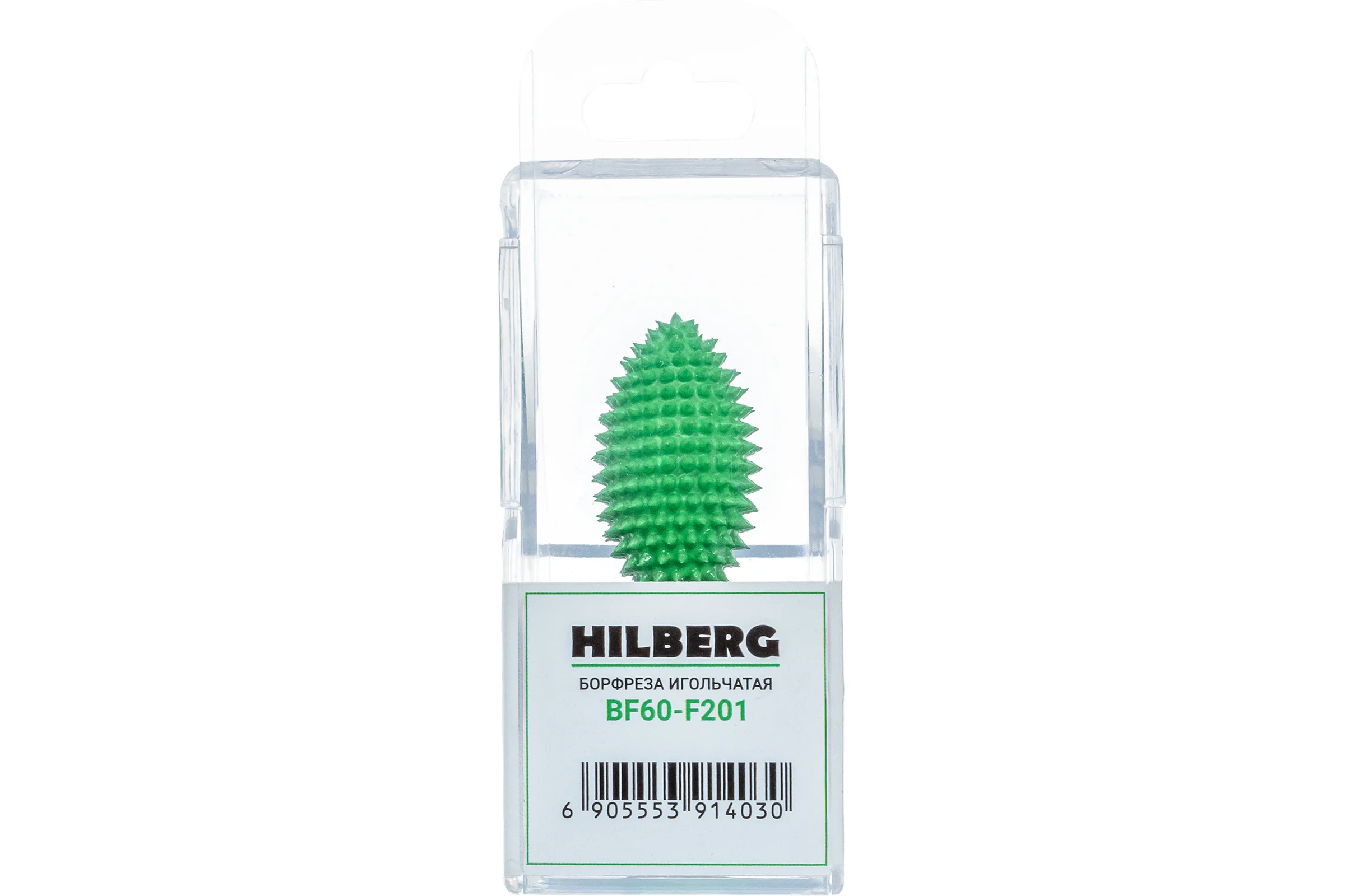 Борфреза игольчатая Hilberg хвостовик 6мм, тип Пламя 19*32мм, L=60мм, BF60-F201