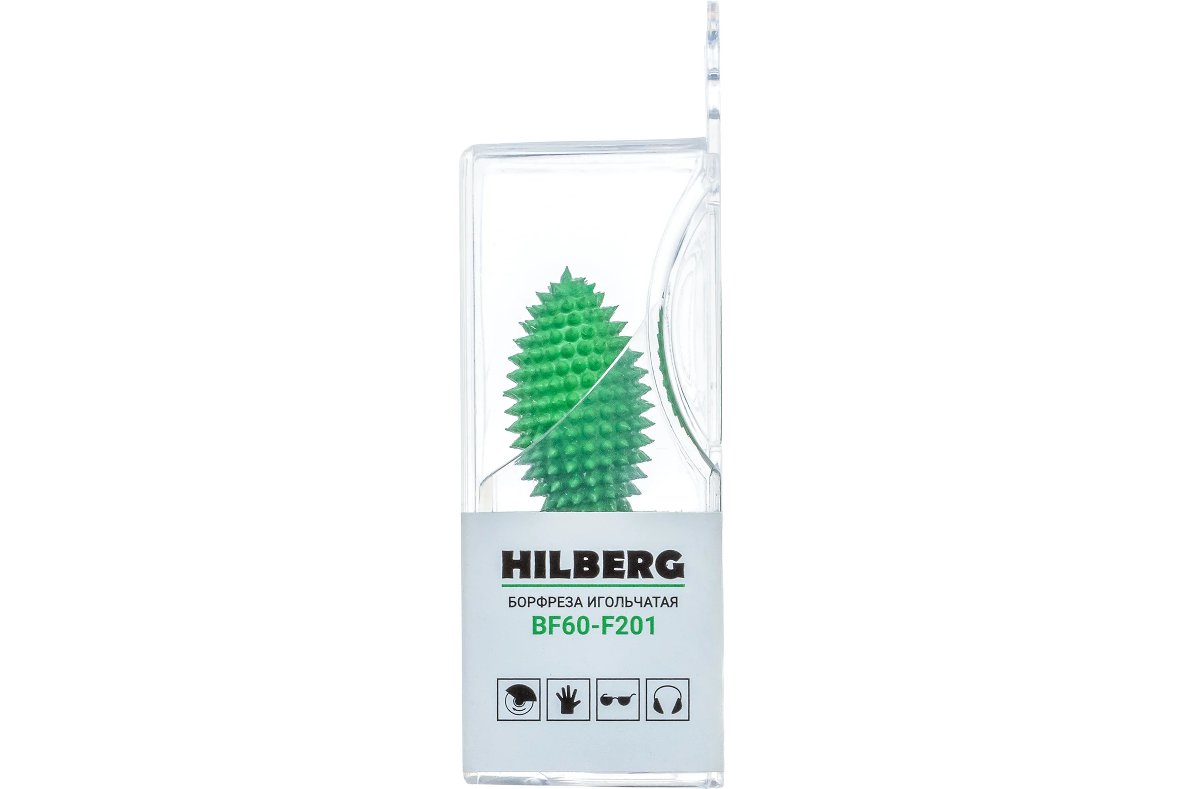 Борфреза игольчатая Hilberg хвостовик 6мм, тип Пламя 19*32мм, L=60мм, BF60-F201