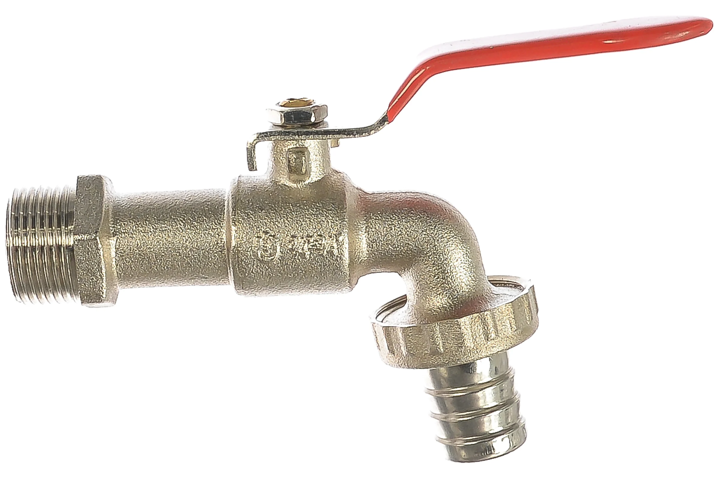 Кран водоразборный (3/4"-3/4") для трубопровода Зубр 51216-3/4-3/4