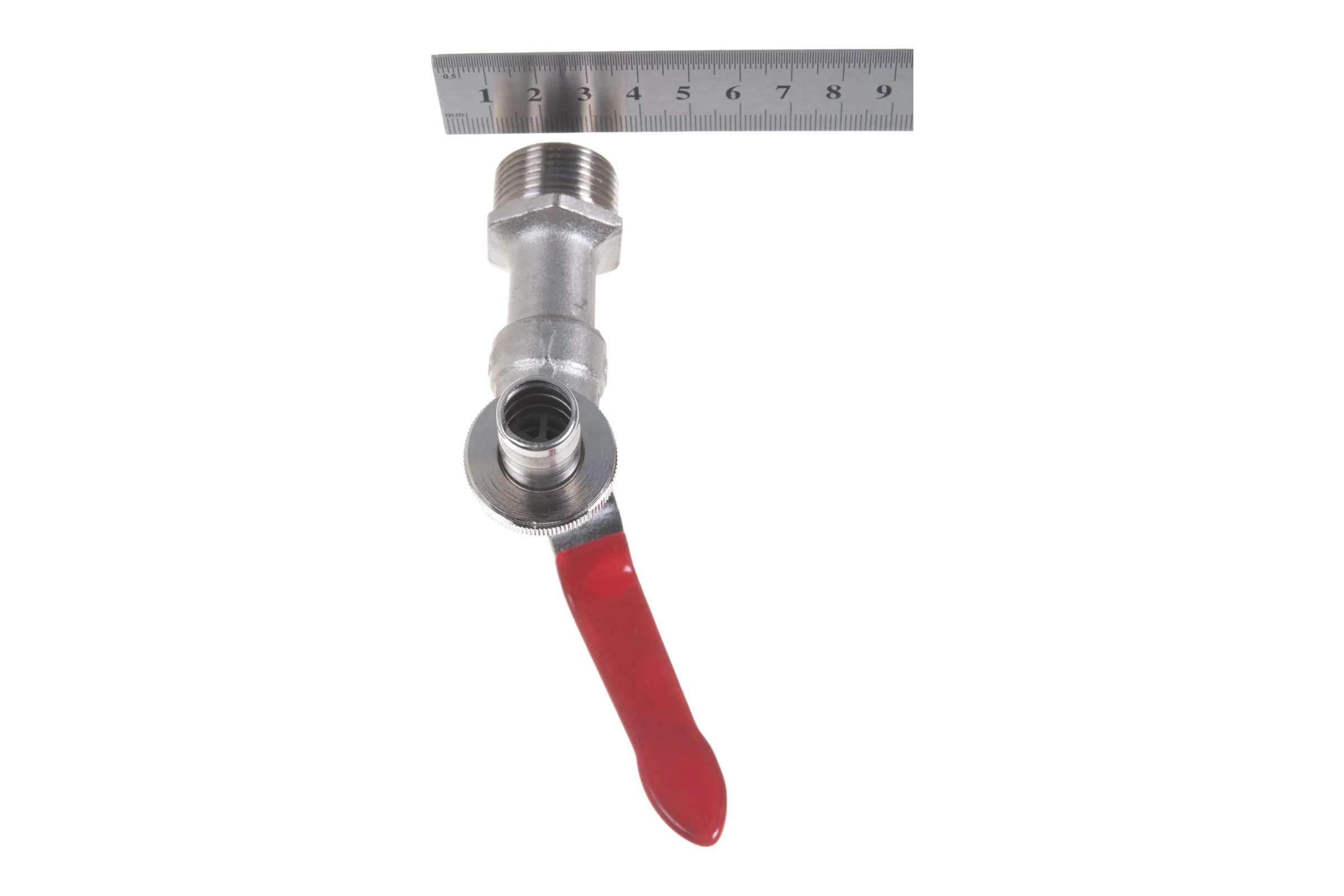 Водоразборный кран для трубопровода Зубр (3/4"-1/2") 51216-3/4-1/2