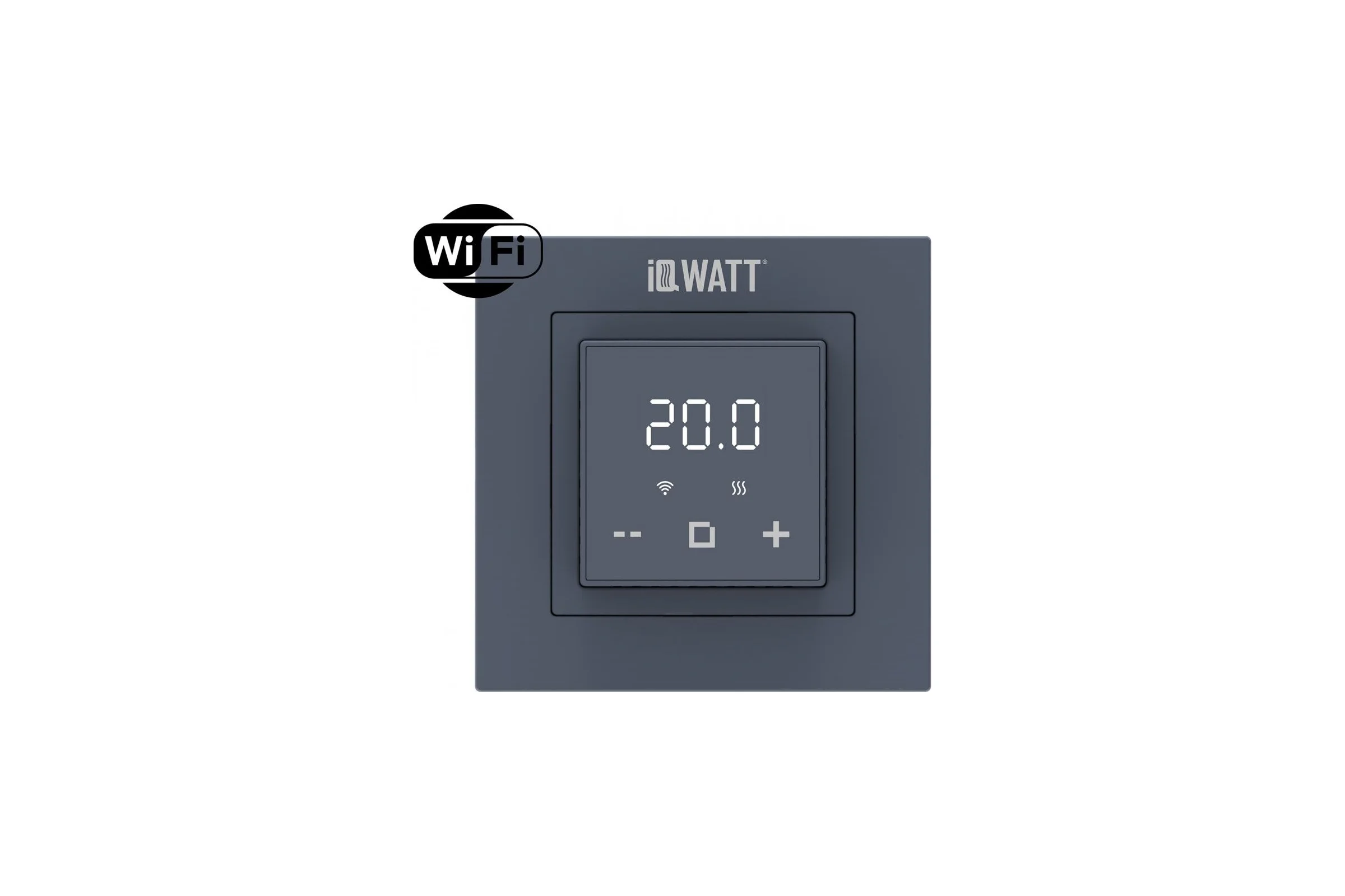 Терморегулятор IQWATT IQ Thermostat D Wi-Fi (графит) 102729