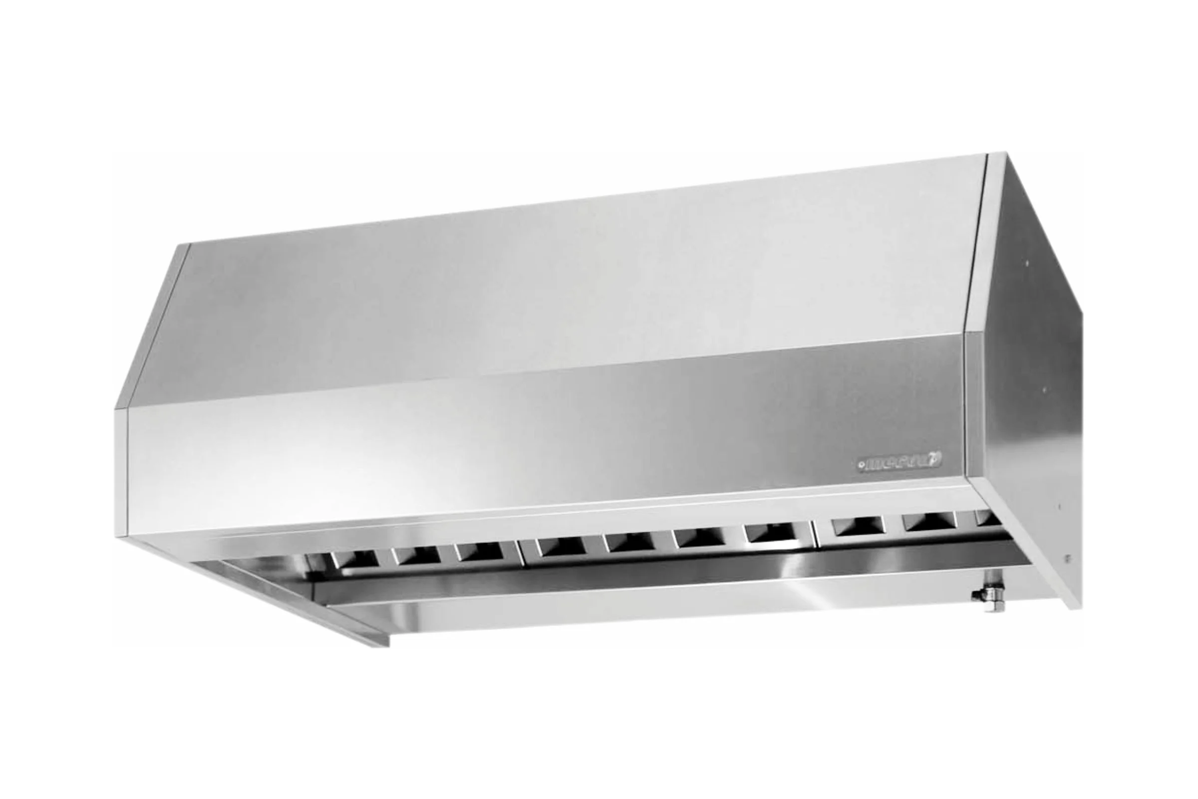 Зонт вытяжной закрытый Mecon ЗВЗн - 1000x1000x400 Norma Inox, пристенный ЗВЗ-NIn10010040-п