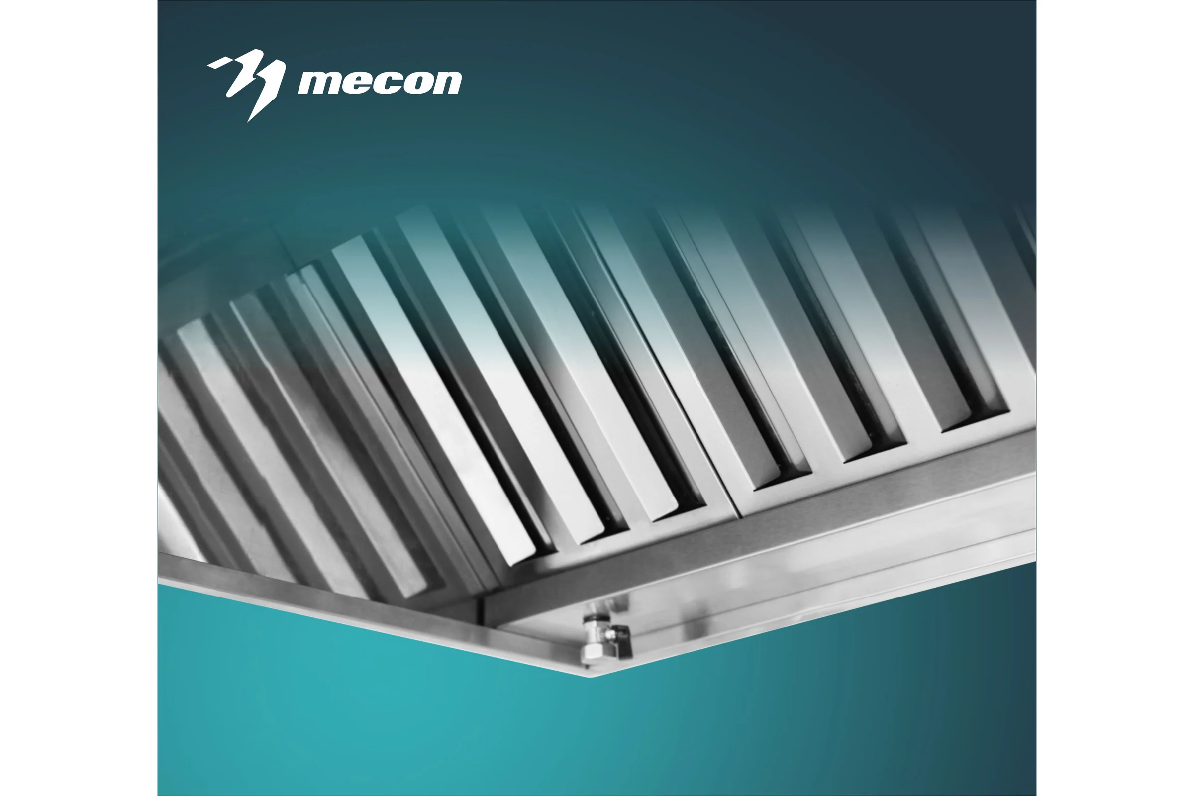 Зонт вытяжной закрытый Mecon ЗВЗн - 1000x1000x400 Norma Inox, пристенный ЗВЗ-NIn10010040-п