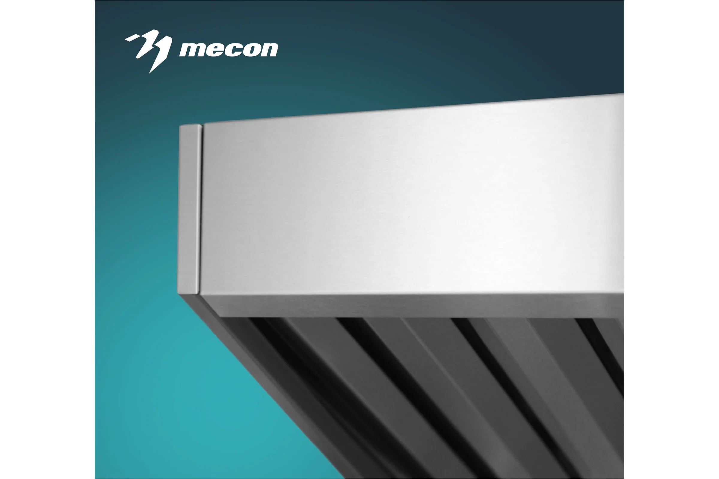 Зонт вытяжной открытый Mecon ЗВОн - 1000x700x400 Norma Inox, пристенный ЗВО-NIn1007040-п