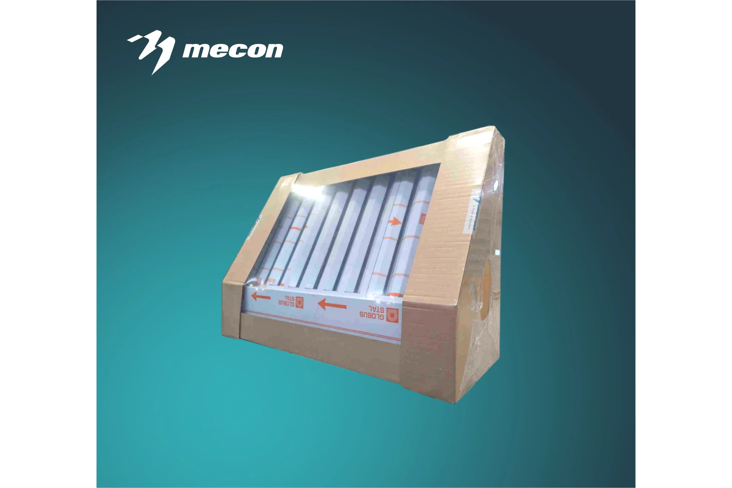 Зонт вытяжной открытый Mecon ЗВОн - 1000x700x400 Norma Inox, пристенный ЗВО-NIn1007040-п