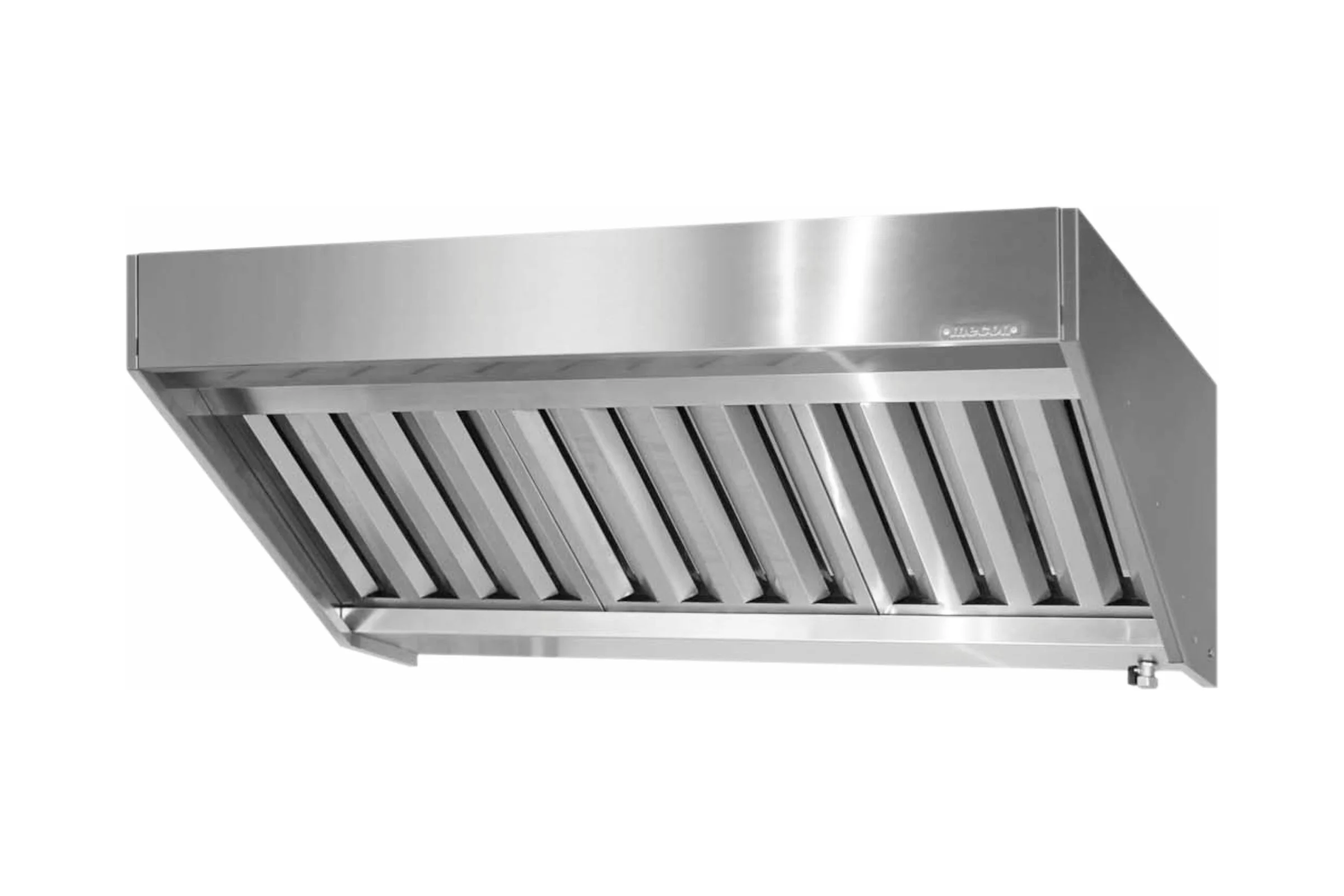 Зонт вытяжной полуоткрытый Mecon ЗВПн - 1000x1000x400 Norma Inox, пристенный ЗВП-NIn10010040-п