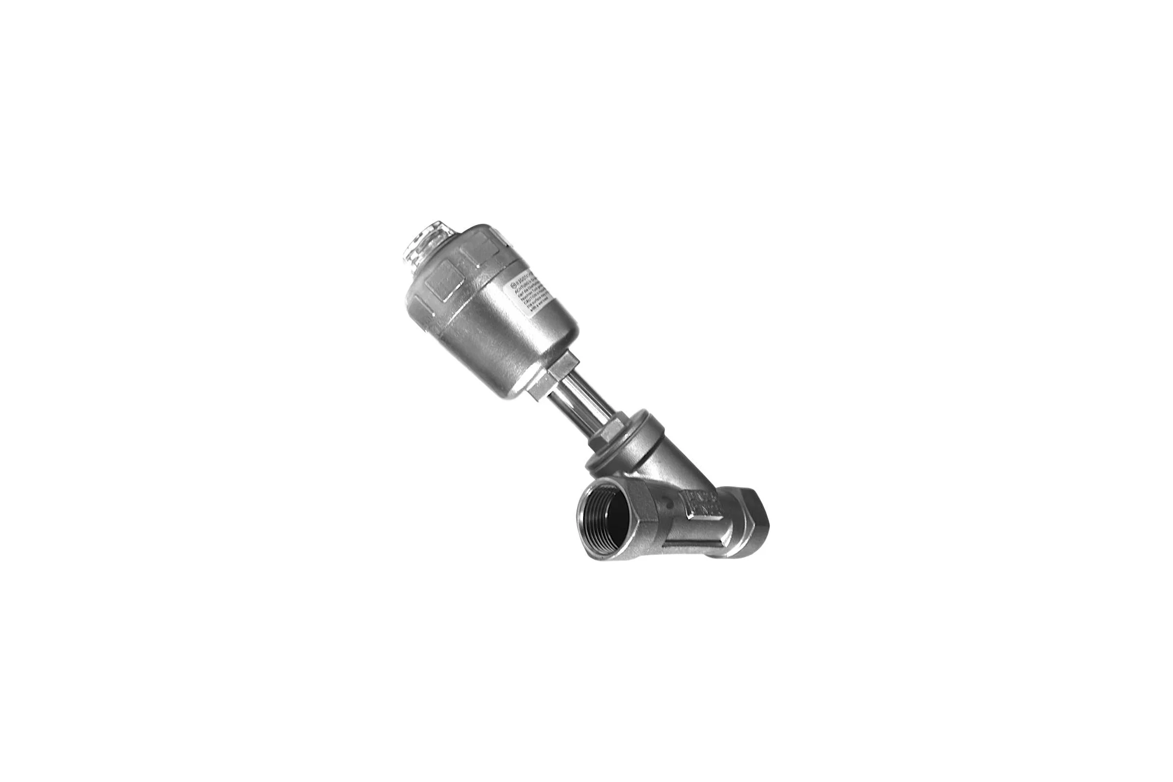 Отсечной пневматический клапан NEWKEY DN25, AISI304 NK-PASf25