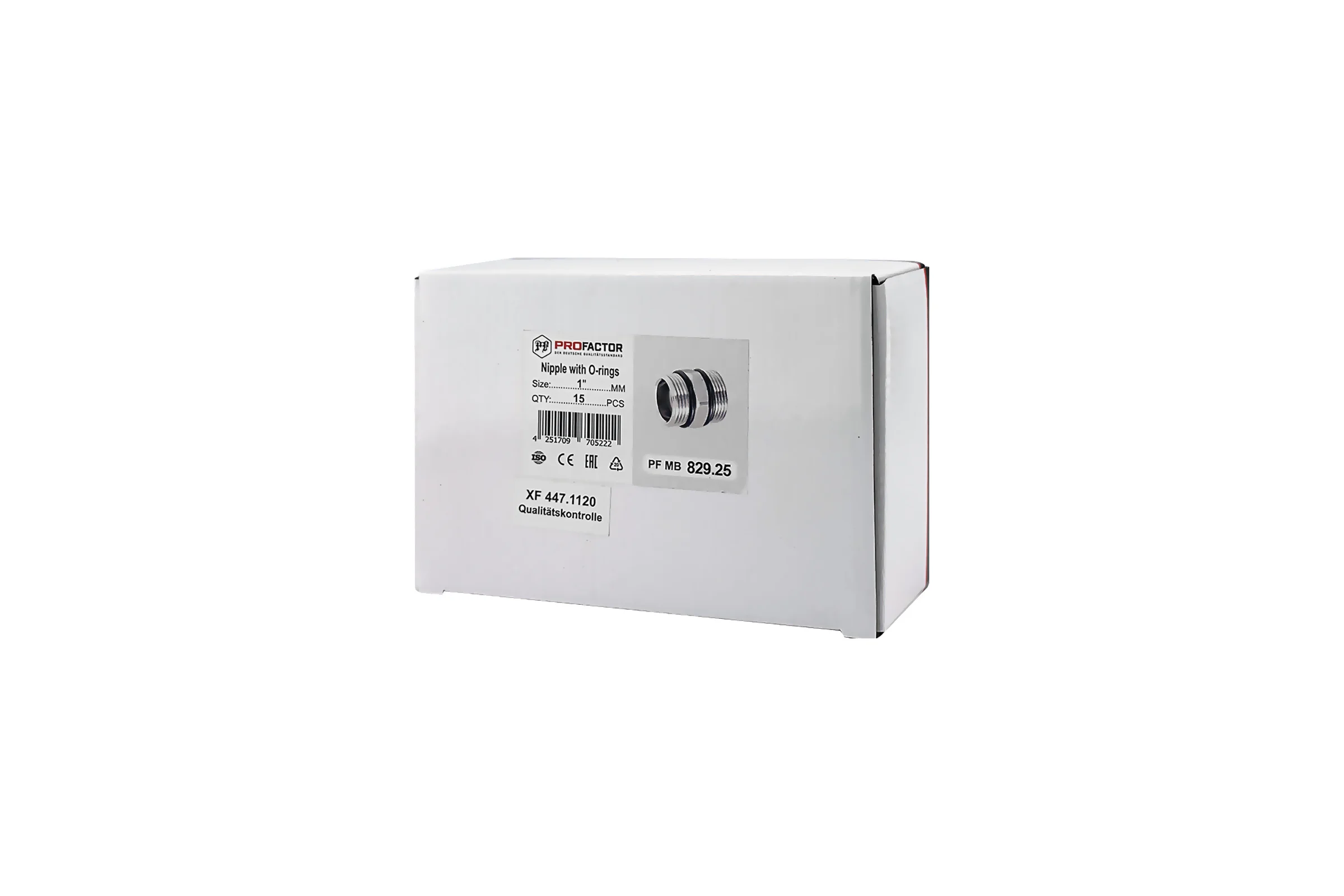 Ниппель с уплотнительными кольцами PROFACTOR 1 PF MB 829.25