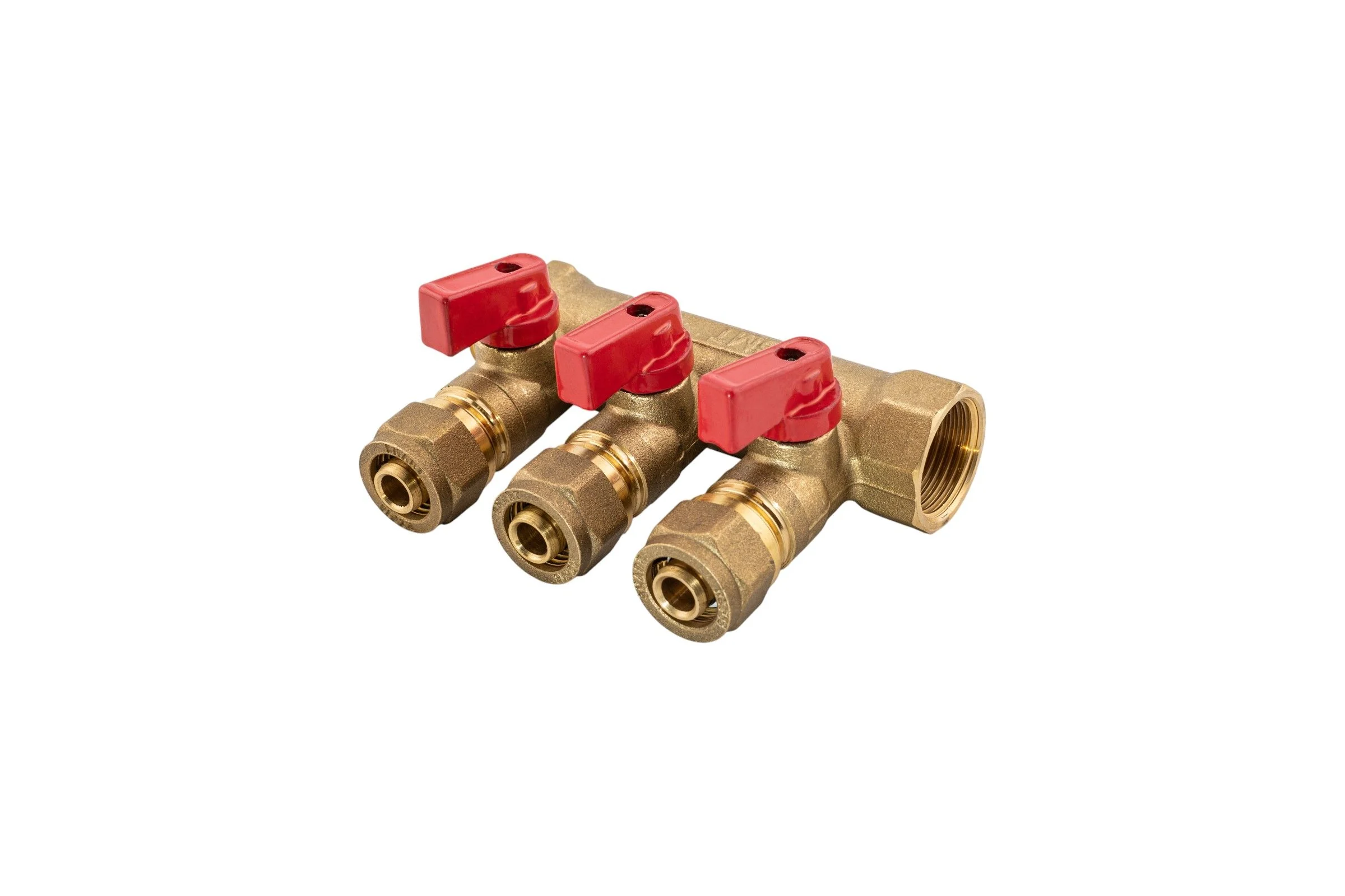 Коллектор с шаровым краном SMT 3/4x16x3 3 выхода 20шт/кор, 1822Н051603R