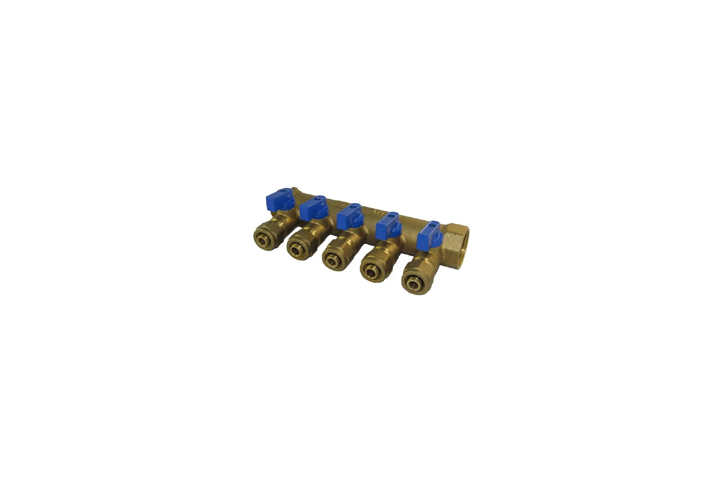 Коллектор с шаровым краном SMT 3/4x16x5 5 выходов 10шт/кор, 1822Н051605BL
