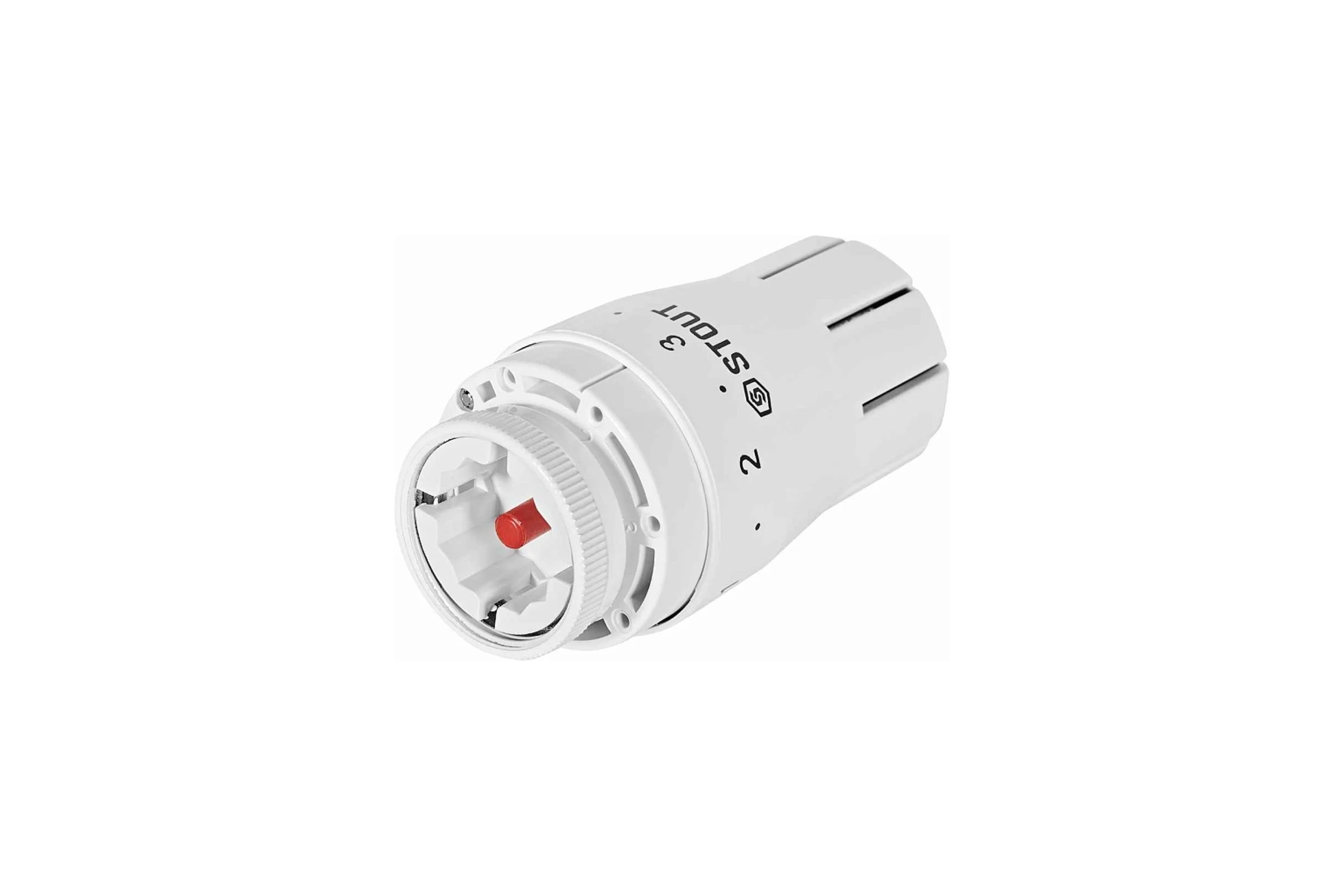 Головка термостатическая STOUT SHTD-0002-003015W Design белая, жидкостная M RG00943679DMHS