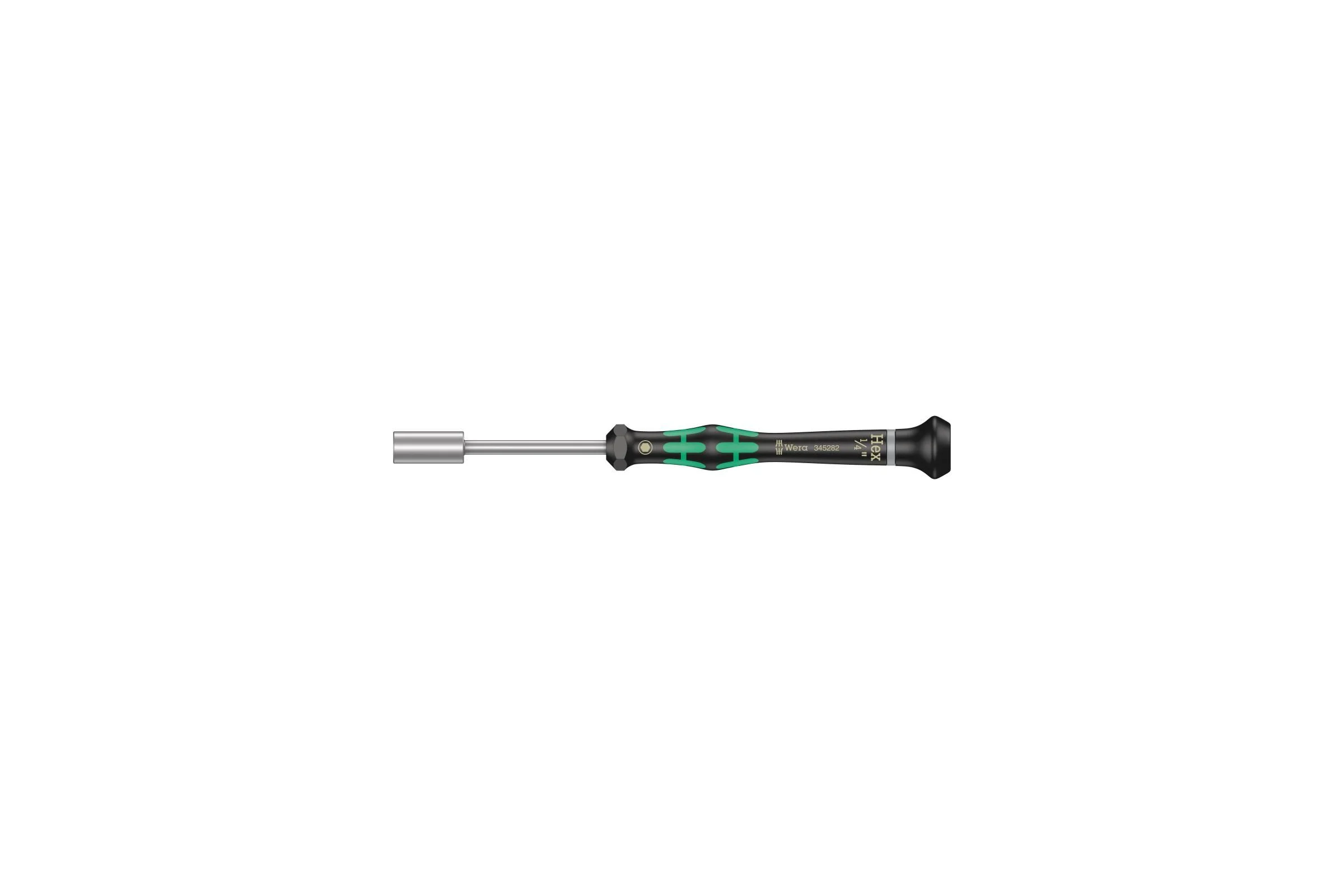 Отвёртка торцевая прецизионная WERA 2069 Kraftform Micro с внутренним шестигранником, 1/4 x 60 мм WE-345282