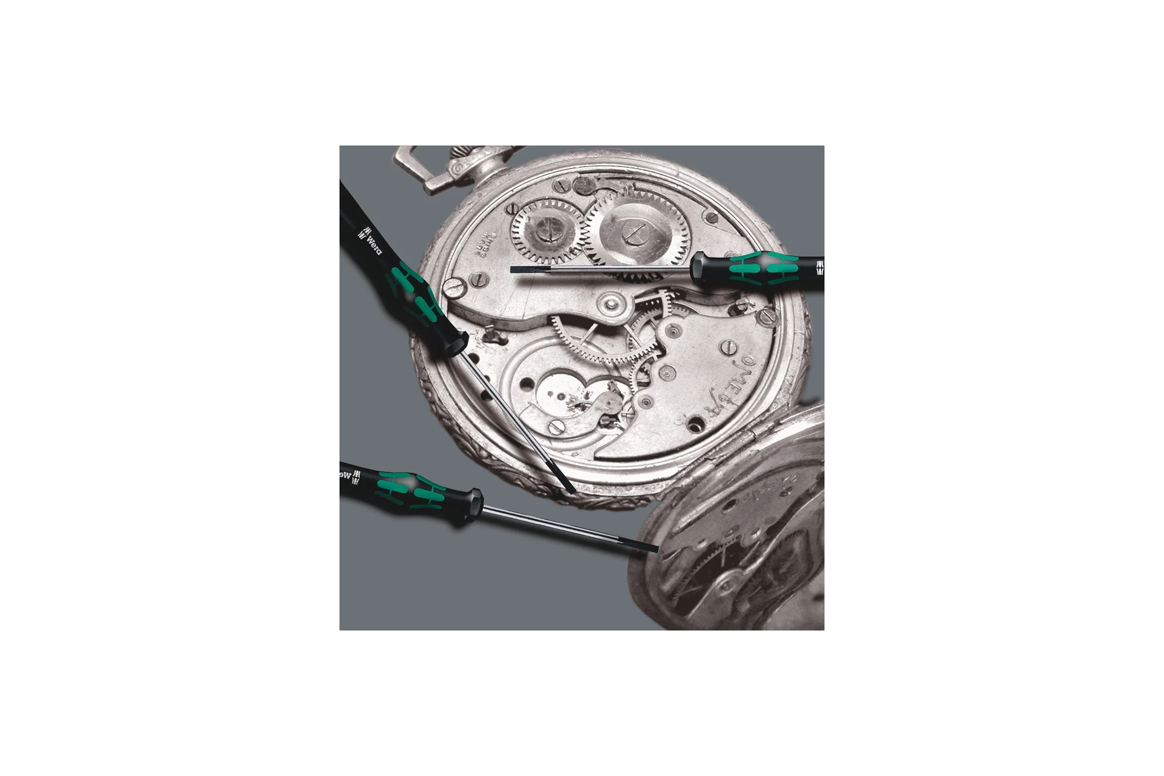Отвёртка торцевая прецизионная WERA 2069 Kraftform Micro с внутренним шестигранником, 1/4 x 60 мм WE-345282