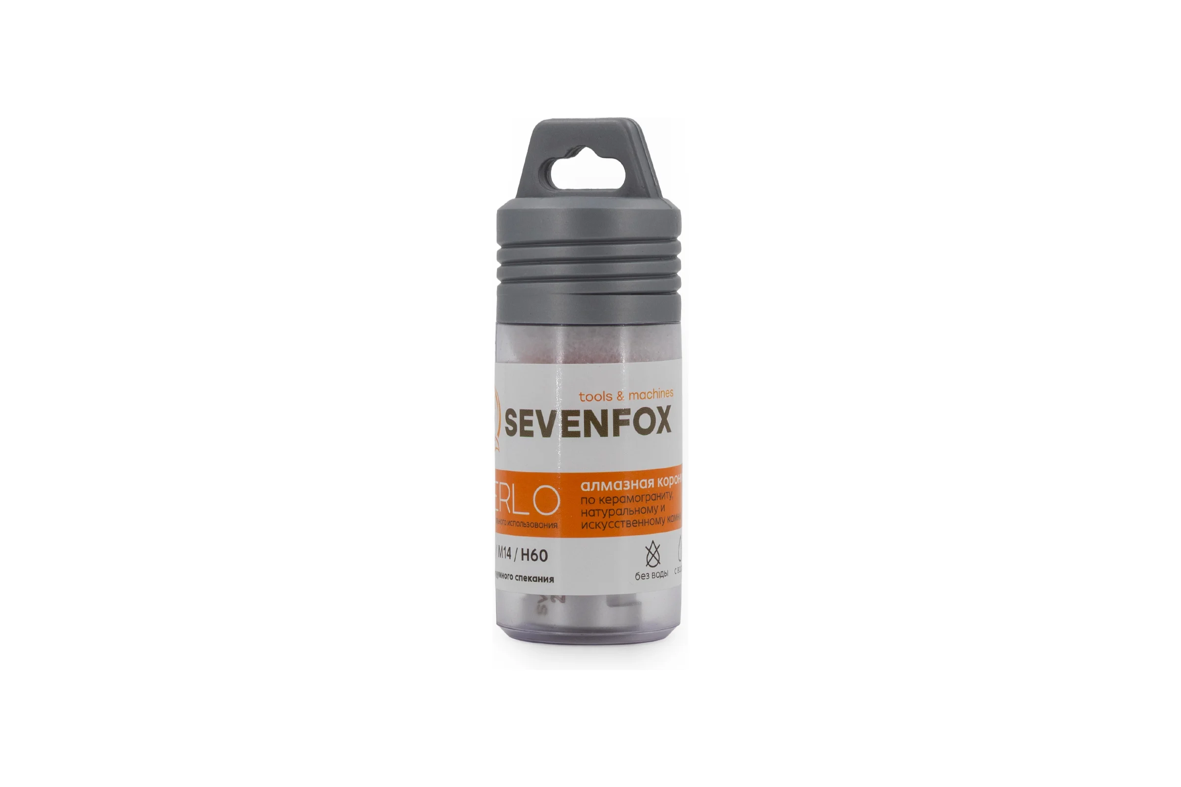 Сверло кольцевое SEVENFOX Sverlo M14 25мм h-35мм universal wet dry 179.600.5224