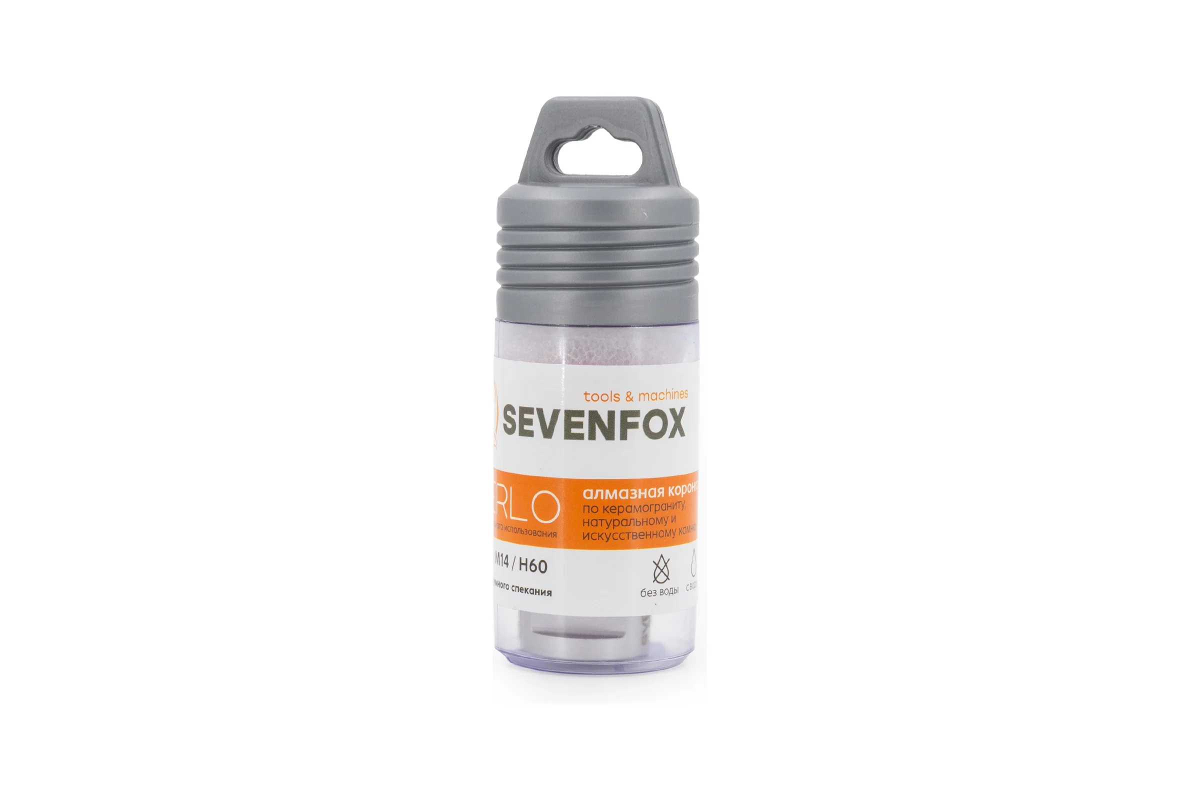 Сверло кольцевое SEVENFOX Sverlo M14 20мм h-35мм universal wet dry 179.600.5223
