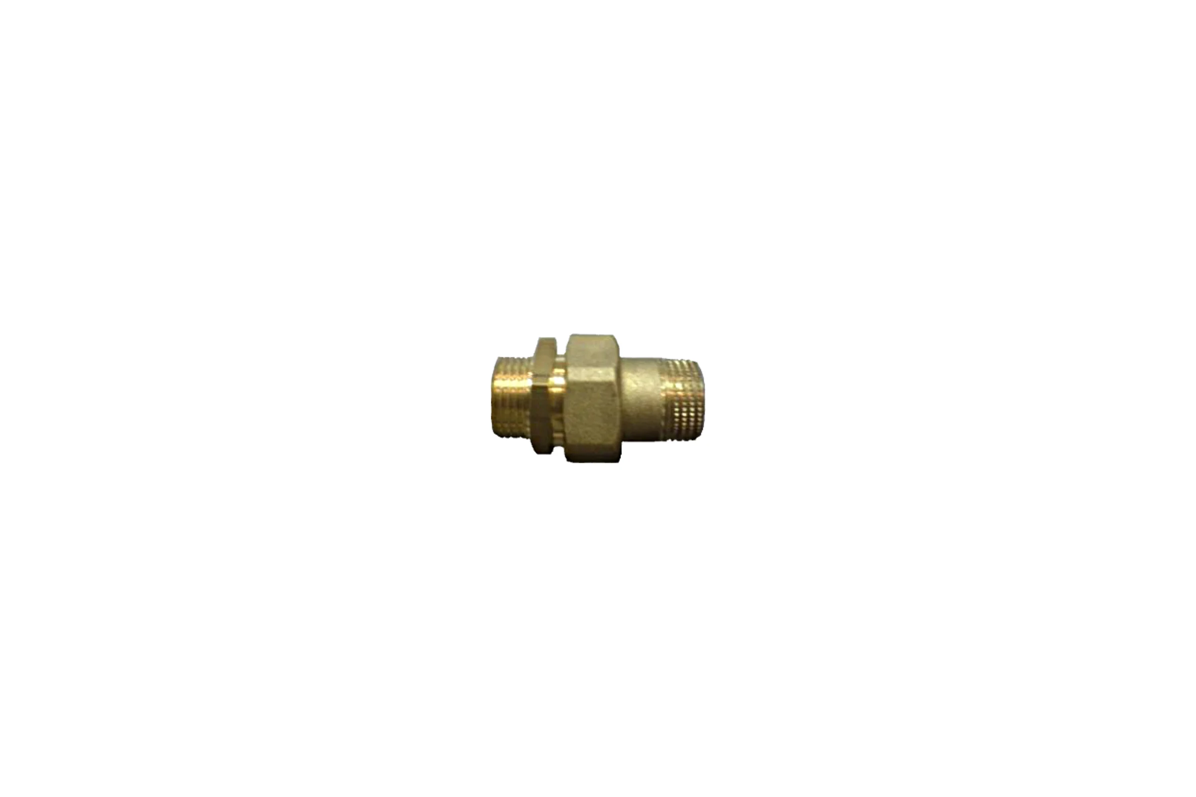 Соединитель латунный (3/4"; штуцер/штуцер) для трубопровода GENERAL FITTINGS 51037-S/S-3/4