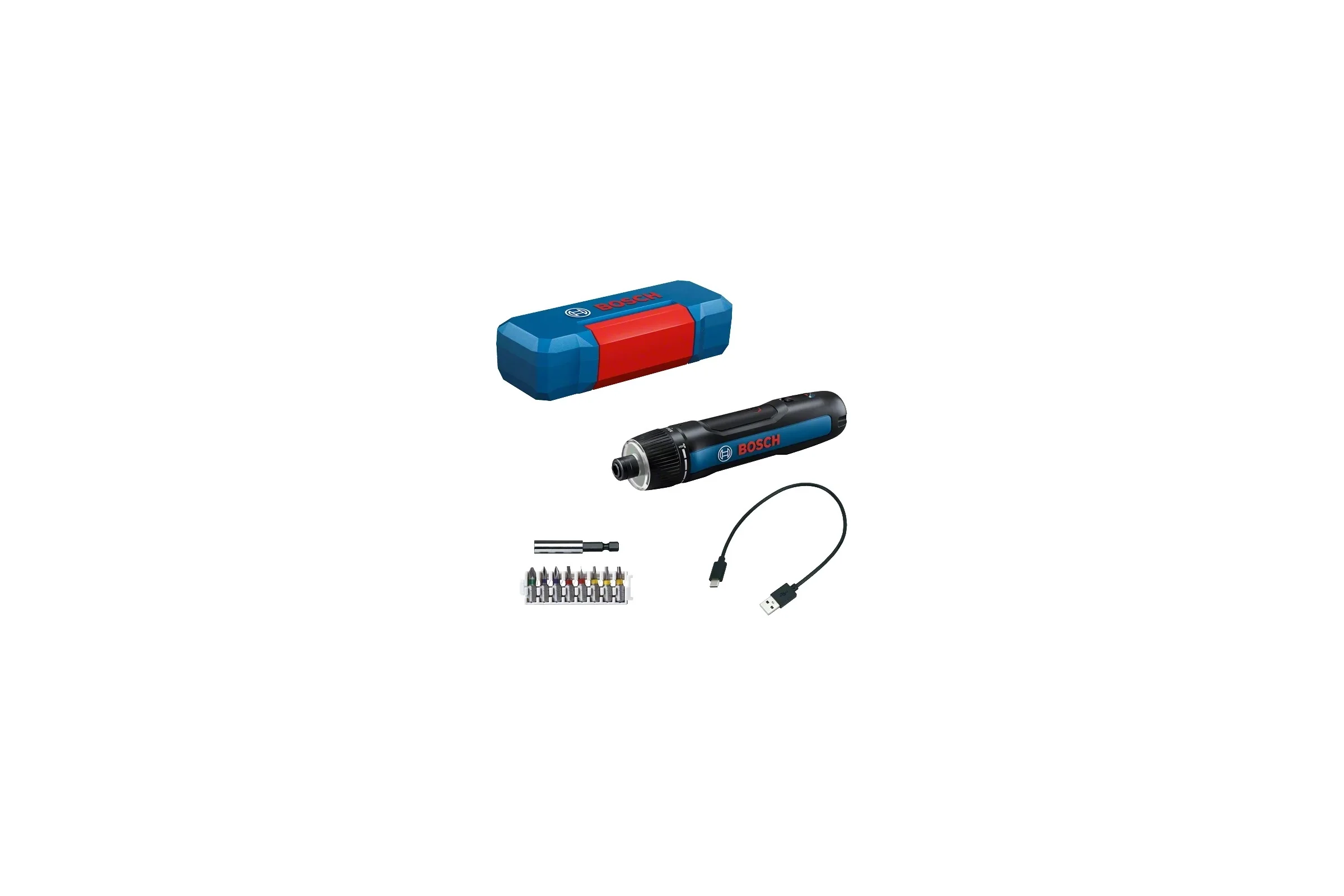 Аккумуляторная отвертка Bosch GO 3, кейс + набор бит 06019H2201