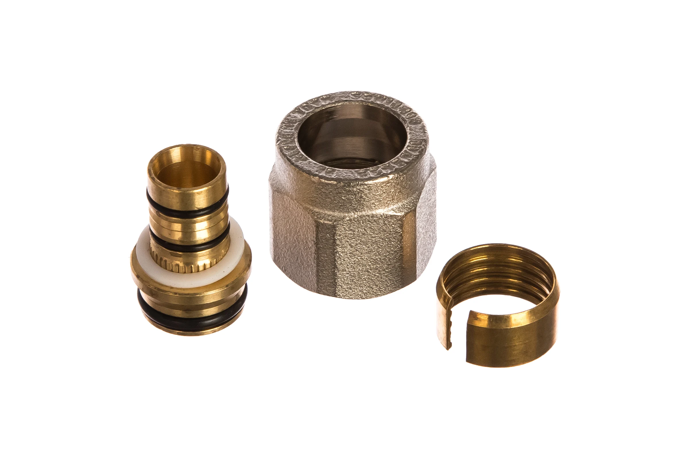 Соединитель евроконусный (1/2"; 16х2 мм) для трубопровода GENERAL FITTINGS 51047-1/2-16