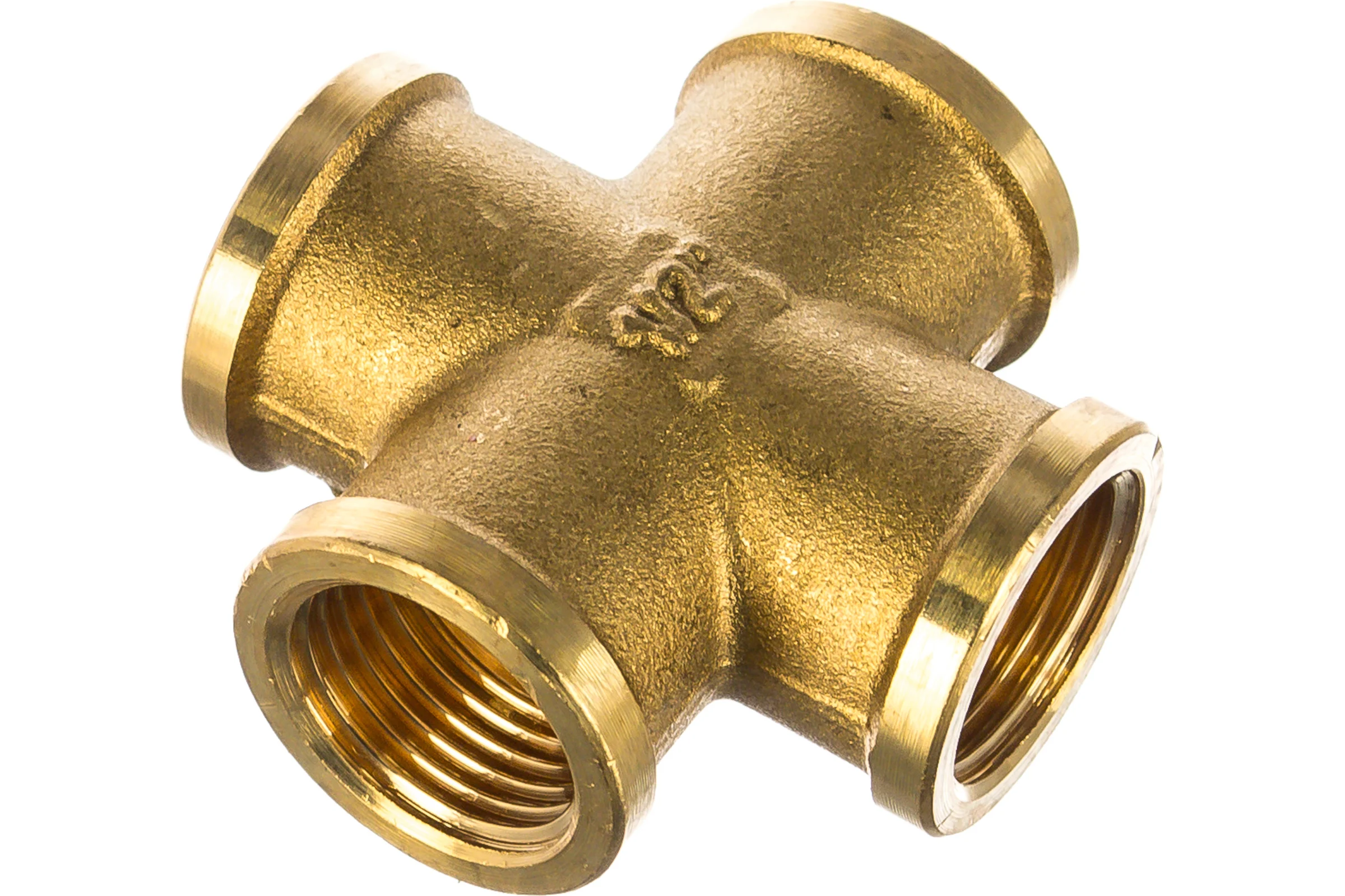 Крестовина (1/2"; г/г/г/г) для трубопровода GENERAL FITTINGS 51049-1/2