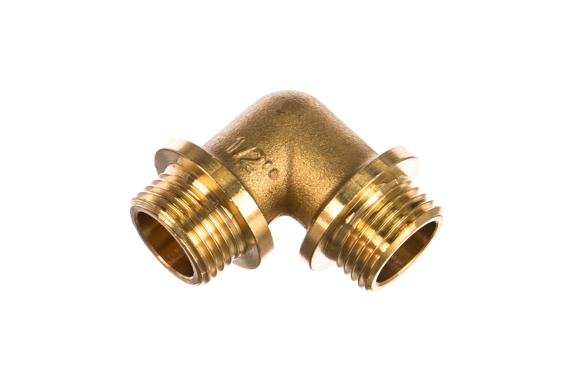 Уголок с упором (1/2"; штуцер/штуцер) для трубопровода GENERAL FITTINGS 51074-S/S-1/2