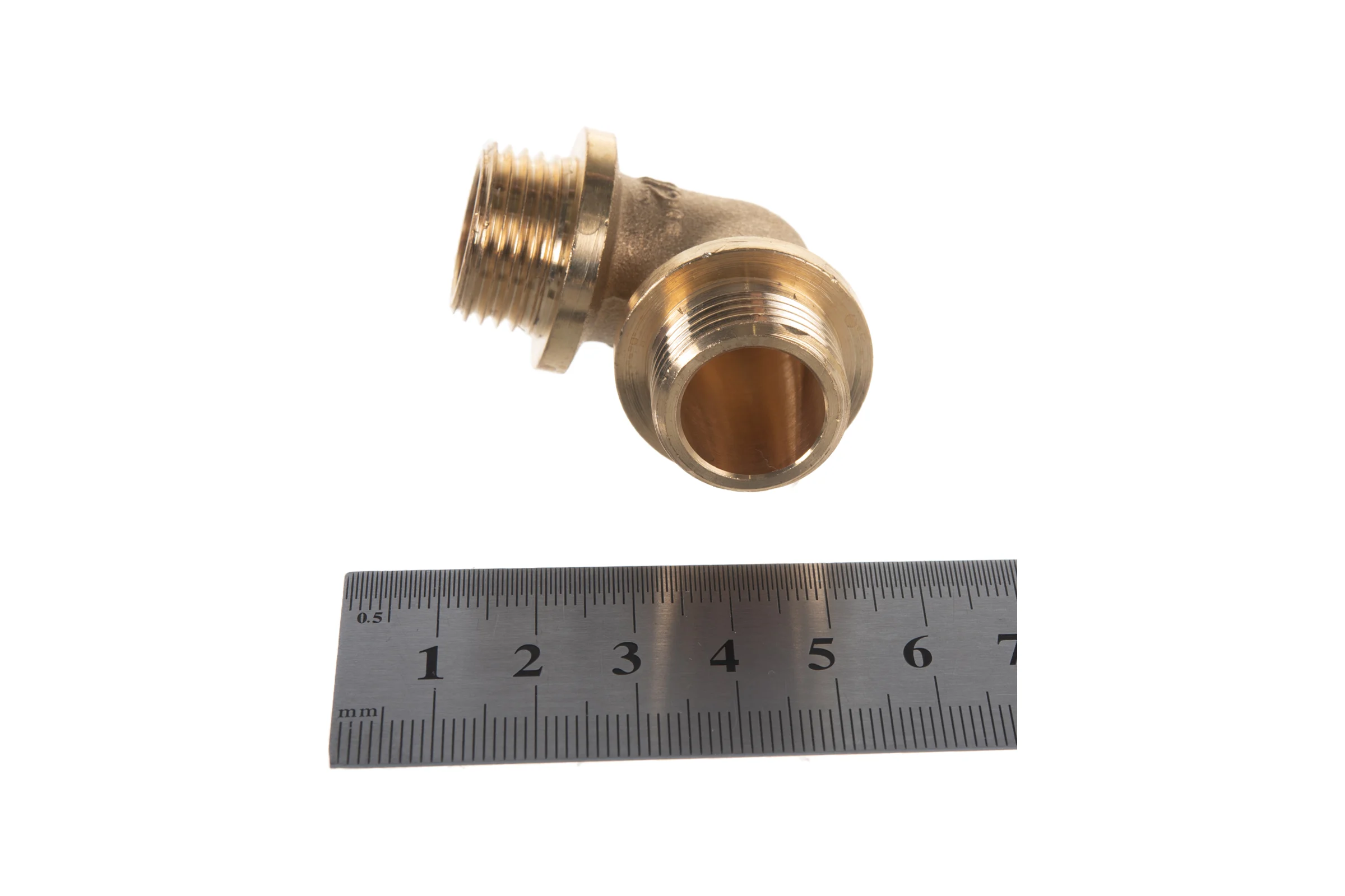 Уголок с упором (1/2"; штуцер/штуцер) для трубопровода GENERAL FITTINGS 51074-S/S-1/2
