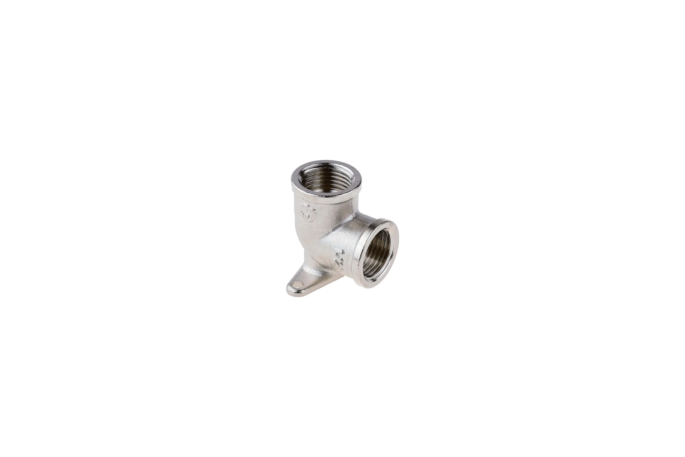 Уголок с креплением (1/2"; гайка/гайка) для трубопровода GENERAL FITTINGS 51075-G/G-1/2