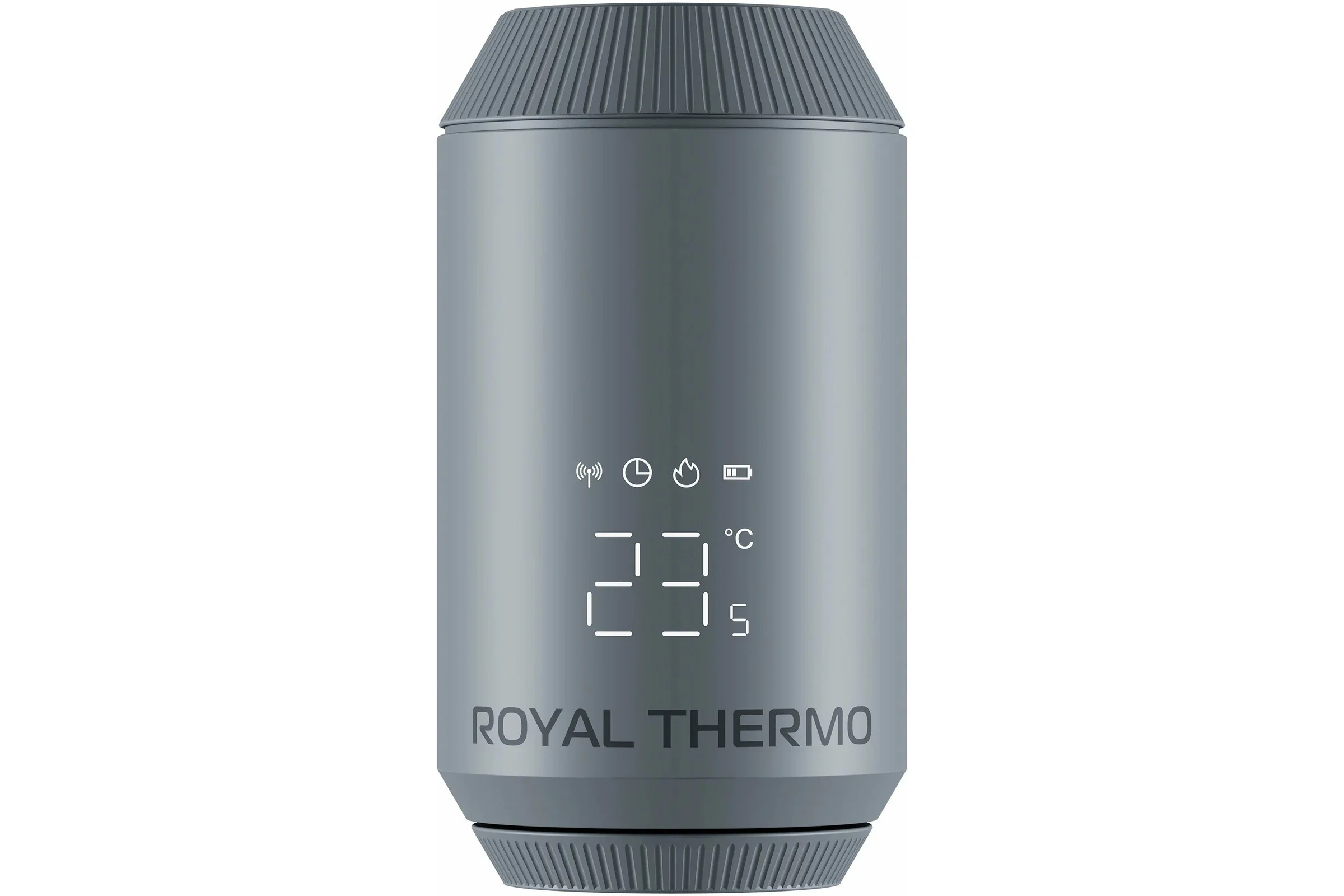 Термостат радиаторный электронный Royal Thermo Smart Heat 2.0, серебристый НС-1735440