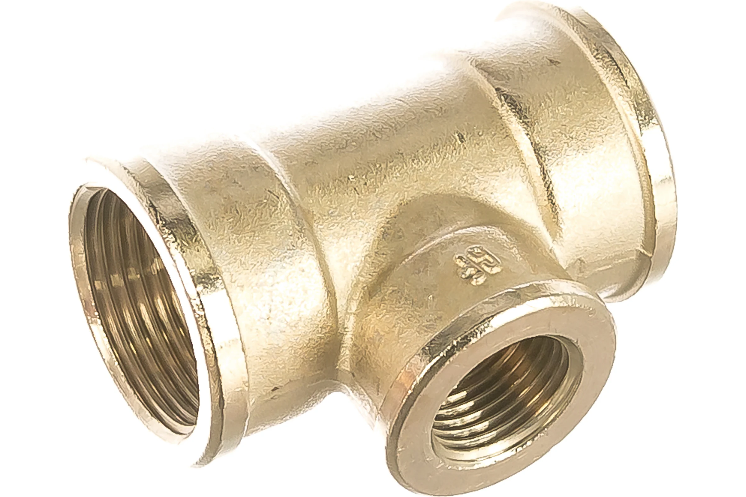 Тройник переходной (гайка 1" - гайка 1/2" - гайка 1") для трубопровода GENERAL FITTINGS 51060-1-1/2-1
