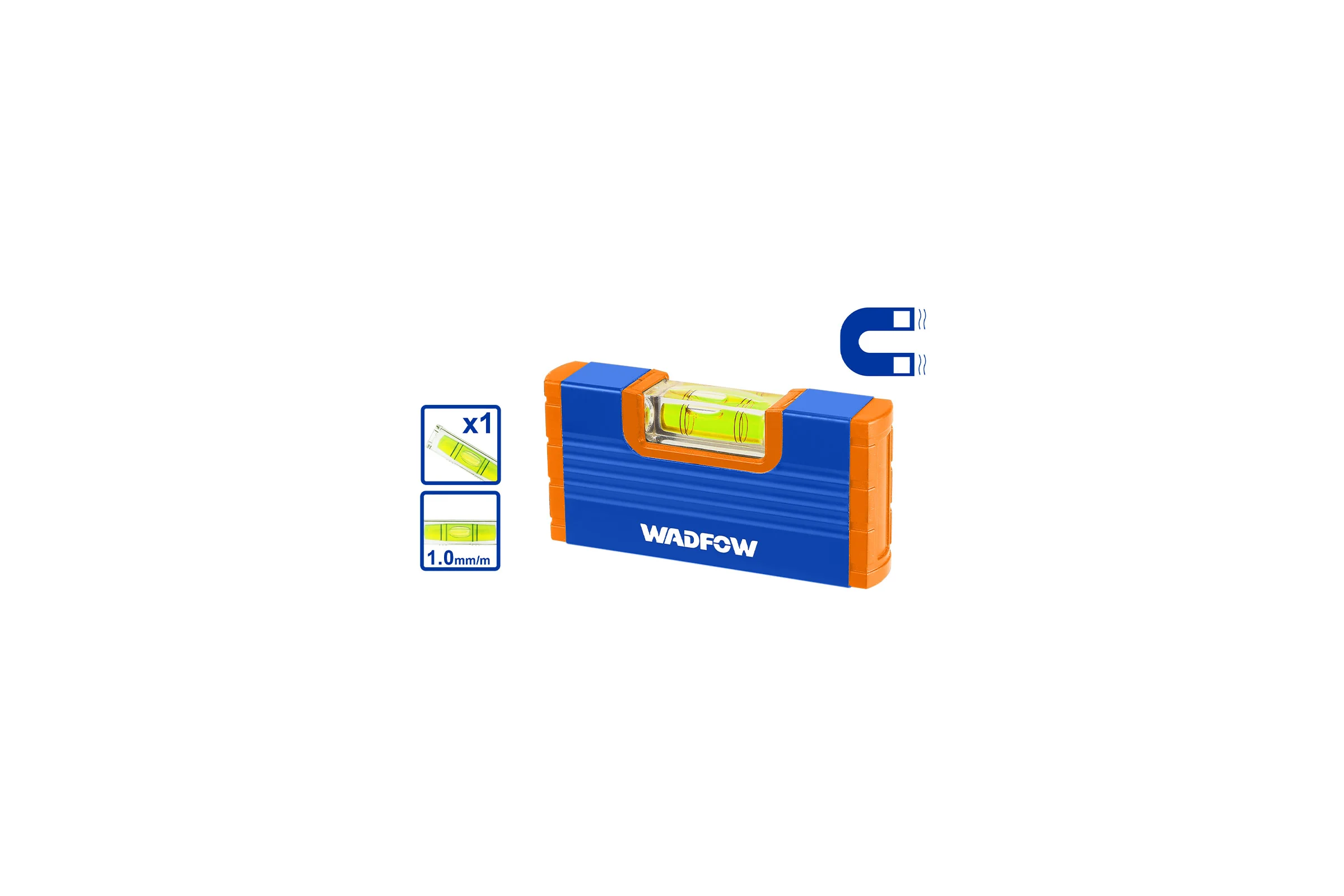 Короткий магнитный уровень 100 мм 20/120 WadFow WSL0G20