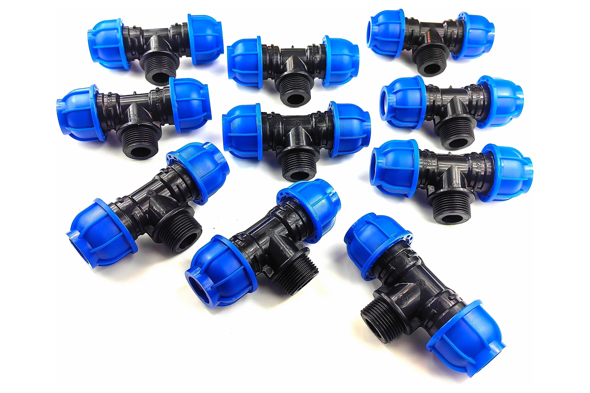 Переходной тройник ПНД BOUTTE 20-3/4"НР-20, 10 шт 1643579