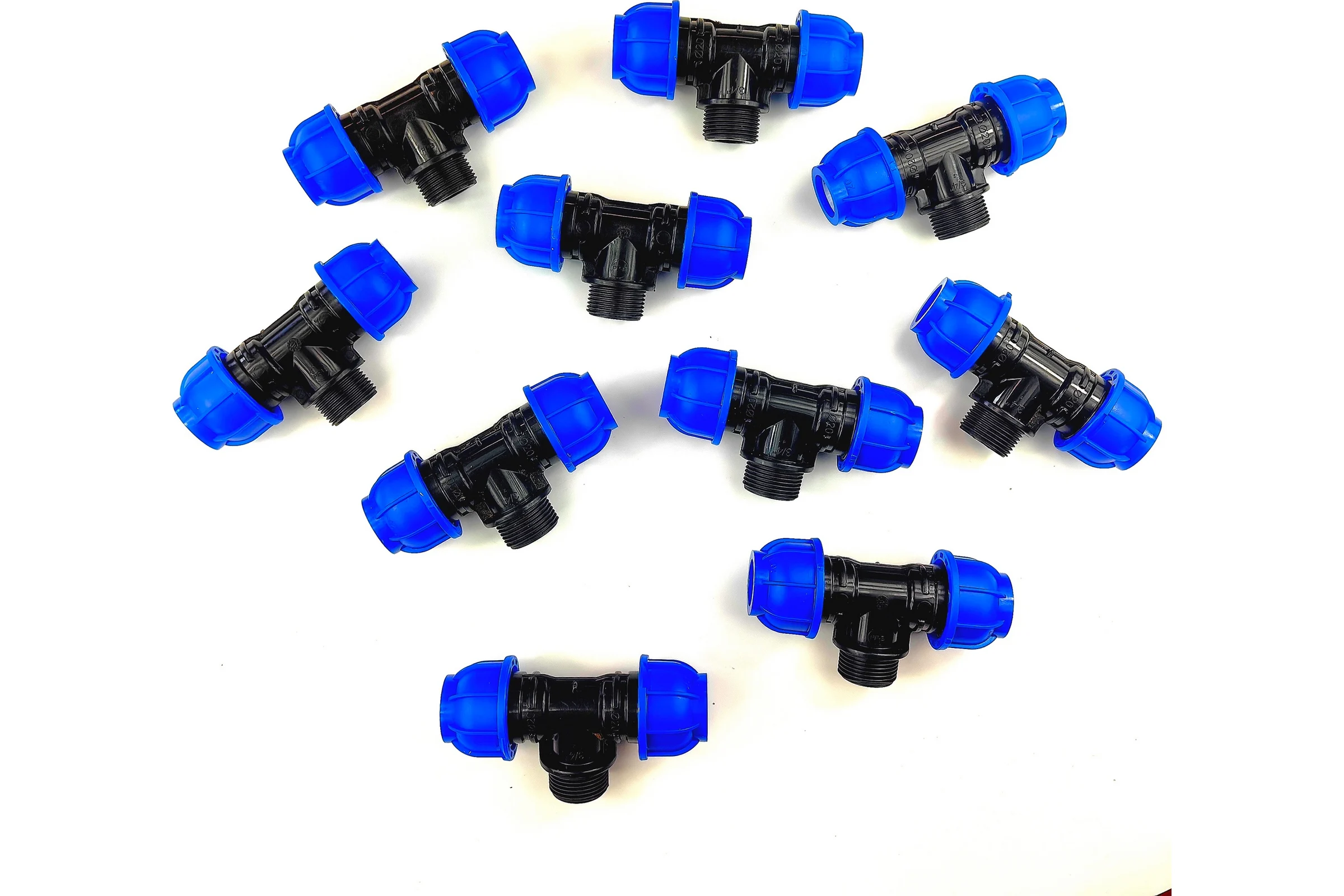 Переходной тройник ПНД BOUTTE 20-3/4"НР-20, 10 шт 1643579
