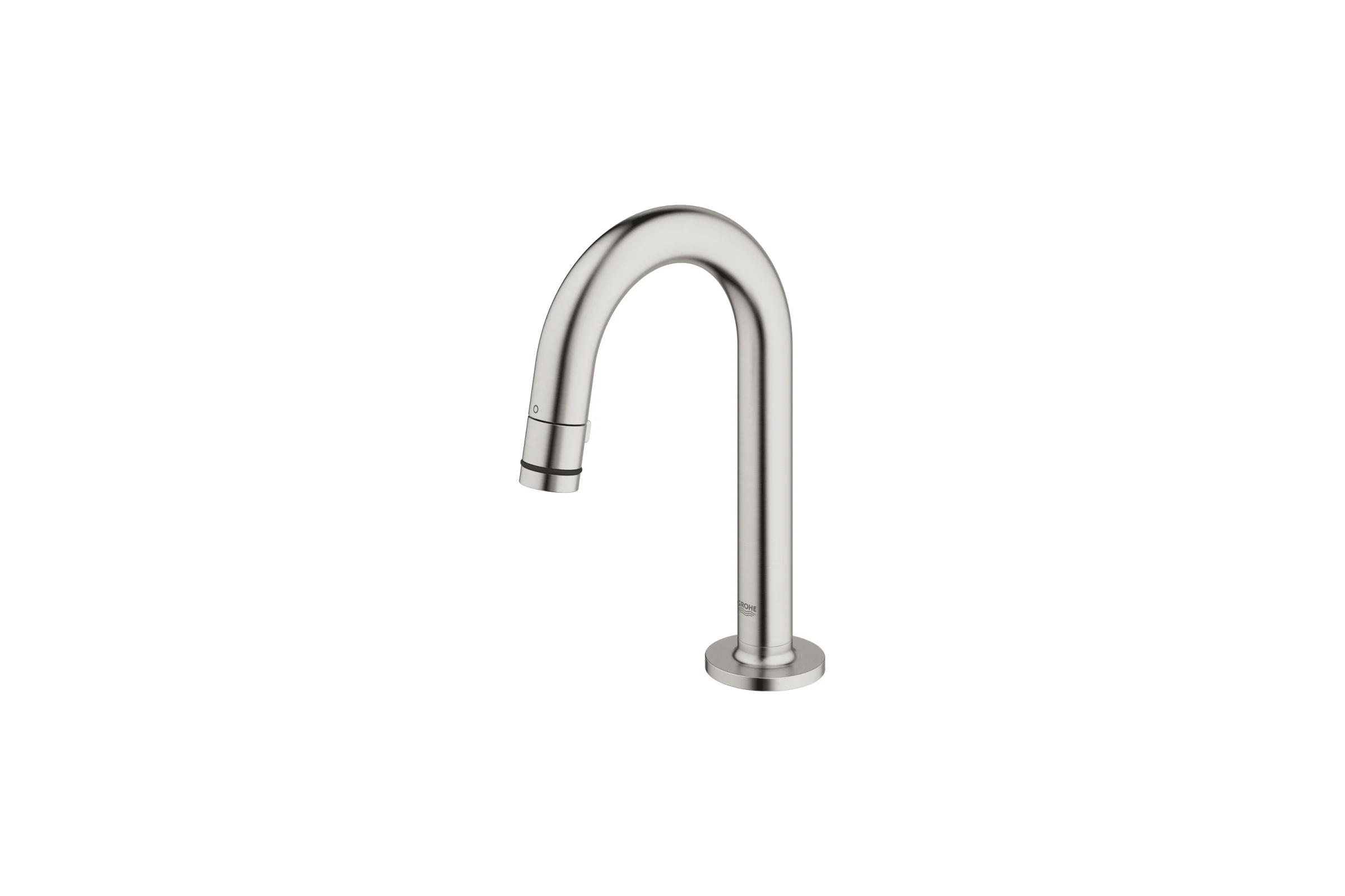 Кран для раковины Grohe Universal без функции смешивания, с C-изливом, суперсталь 20201DC0