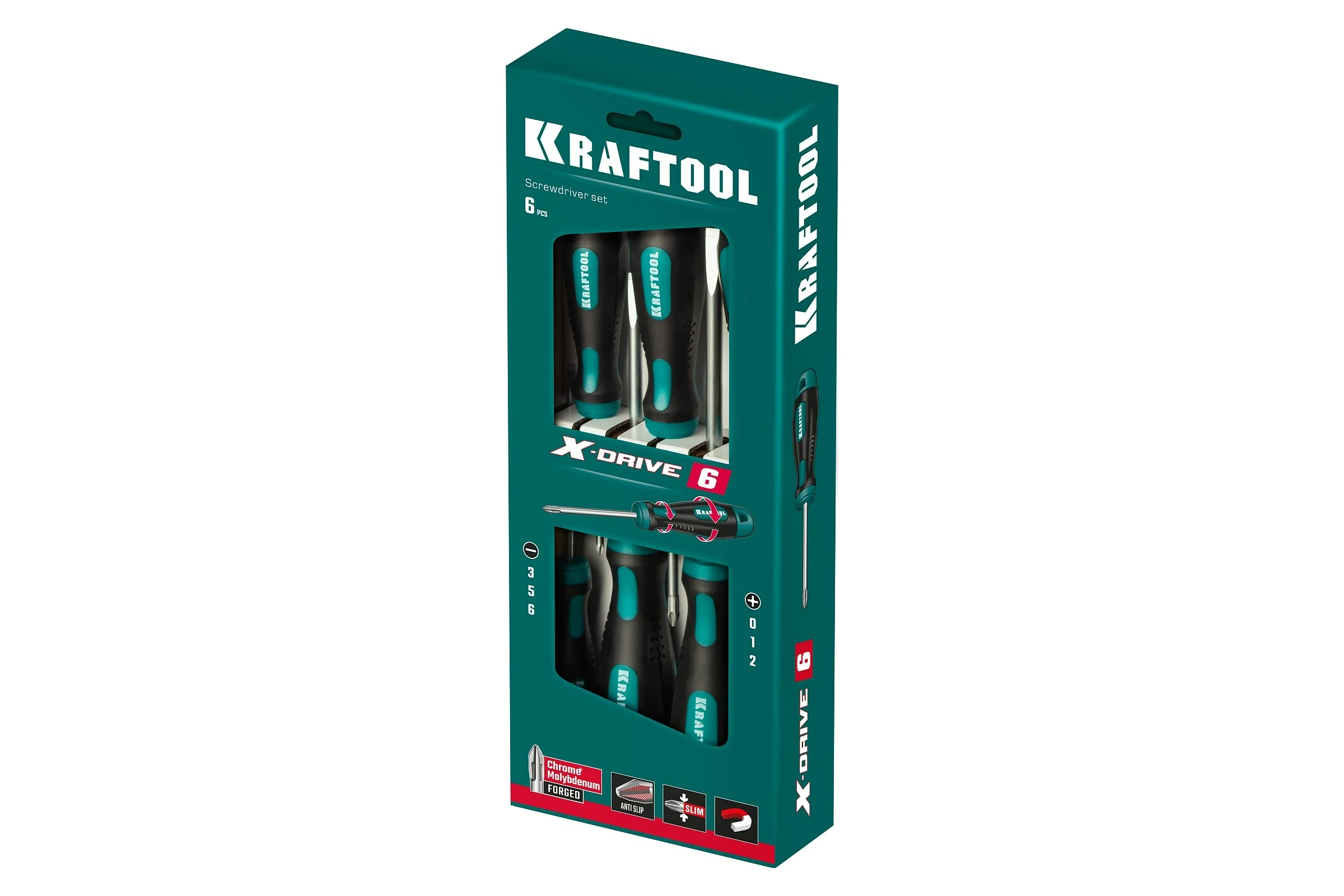 Набор отверток KRAFTOOL Х-Drive-6 6 шт 250081-H6_z01