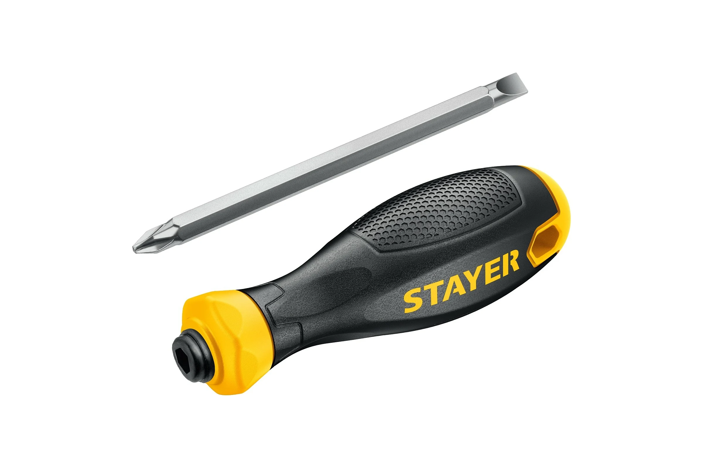 Переставная отвертка STAYER Hercules 2-in-1 80 мм PH2/SL6 2512_z02
