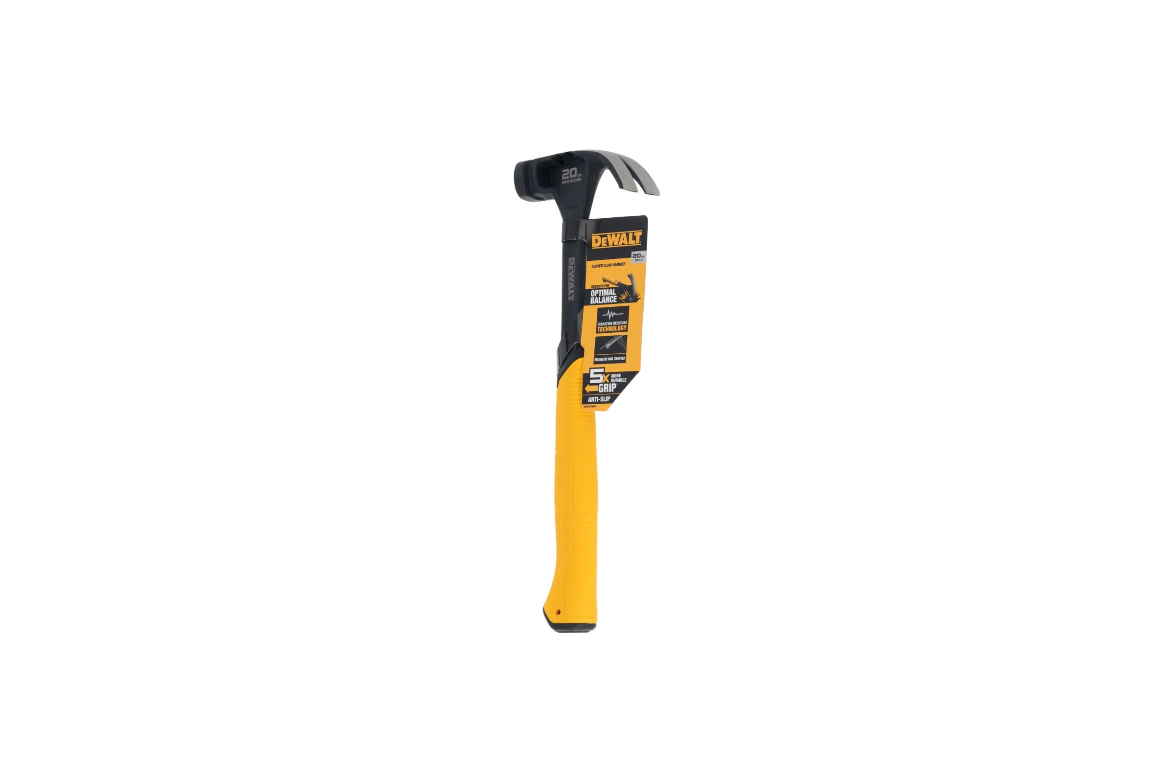 Молоток с закруглённым гвоздодёром Dewalt 567 г DWHT51009-0