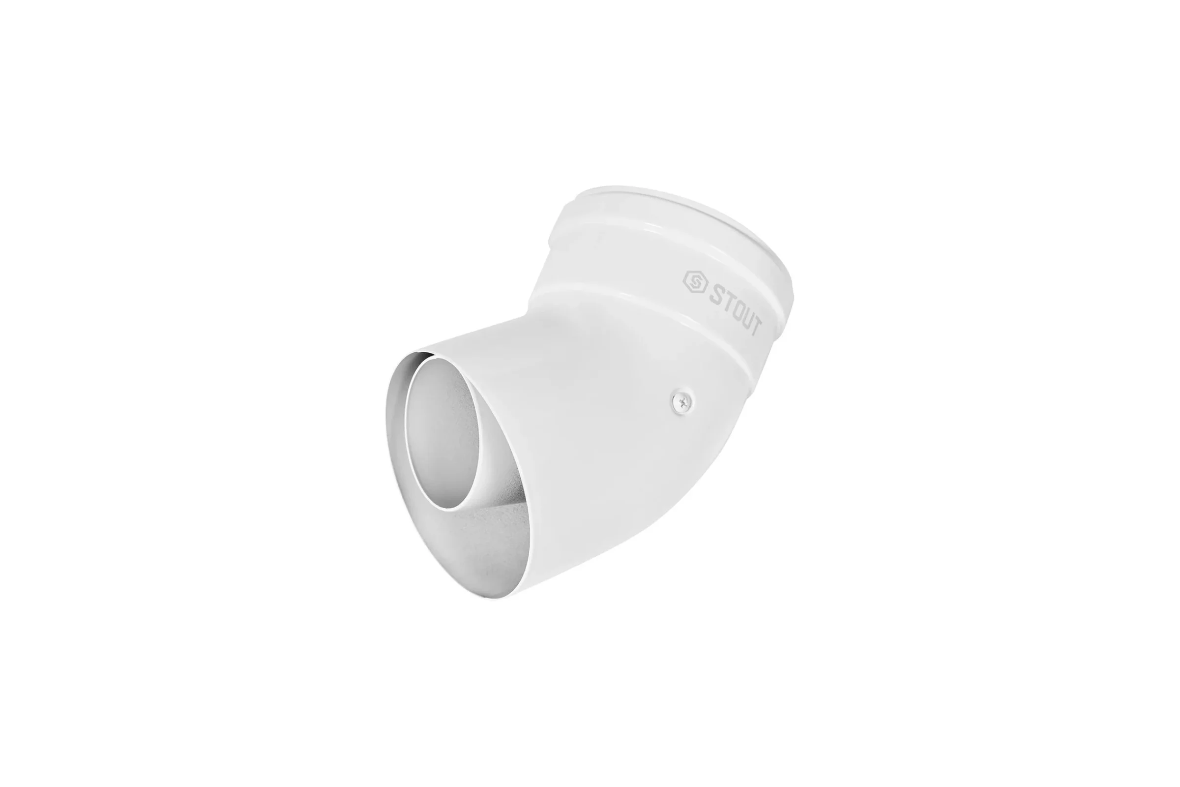 Отвод STOUT SCR-8125-000045  45 традиц, коакс, D80(п-м)/125(п-м) PEE9H4MMB408UL